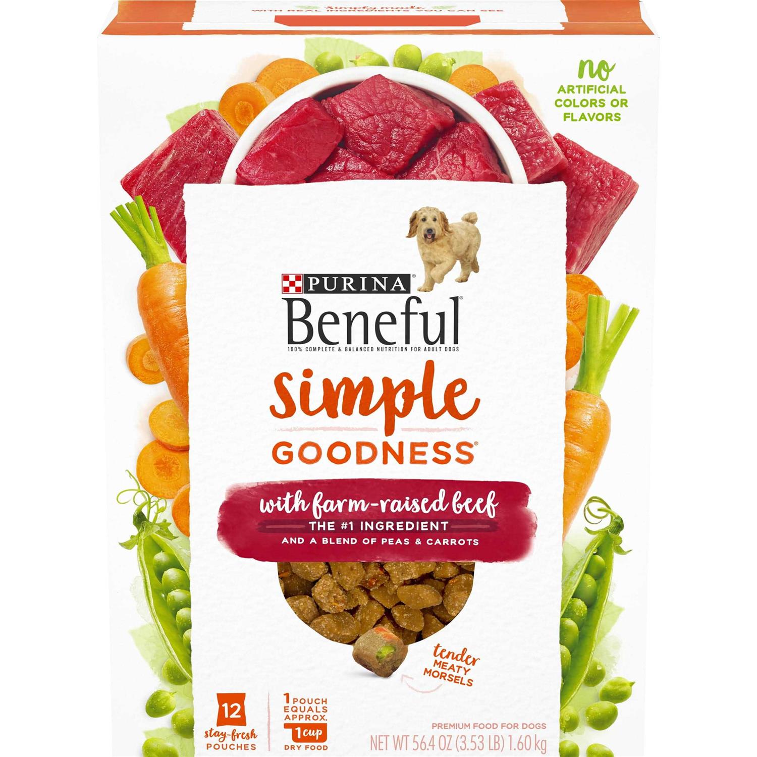 Purina Beneful Dry Dog Food Simple Goodness With Farm Raised