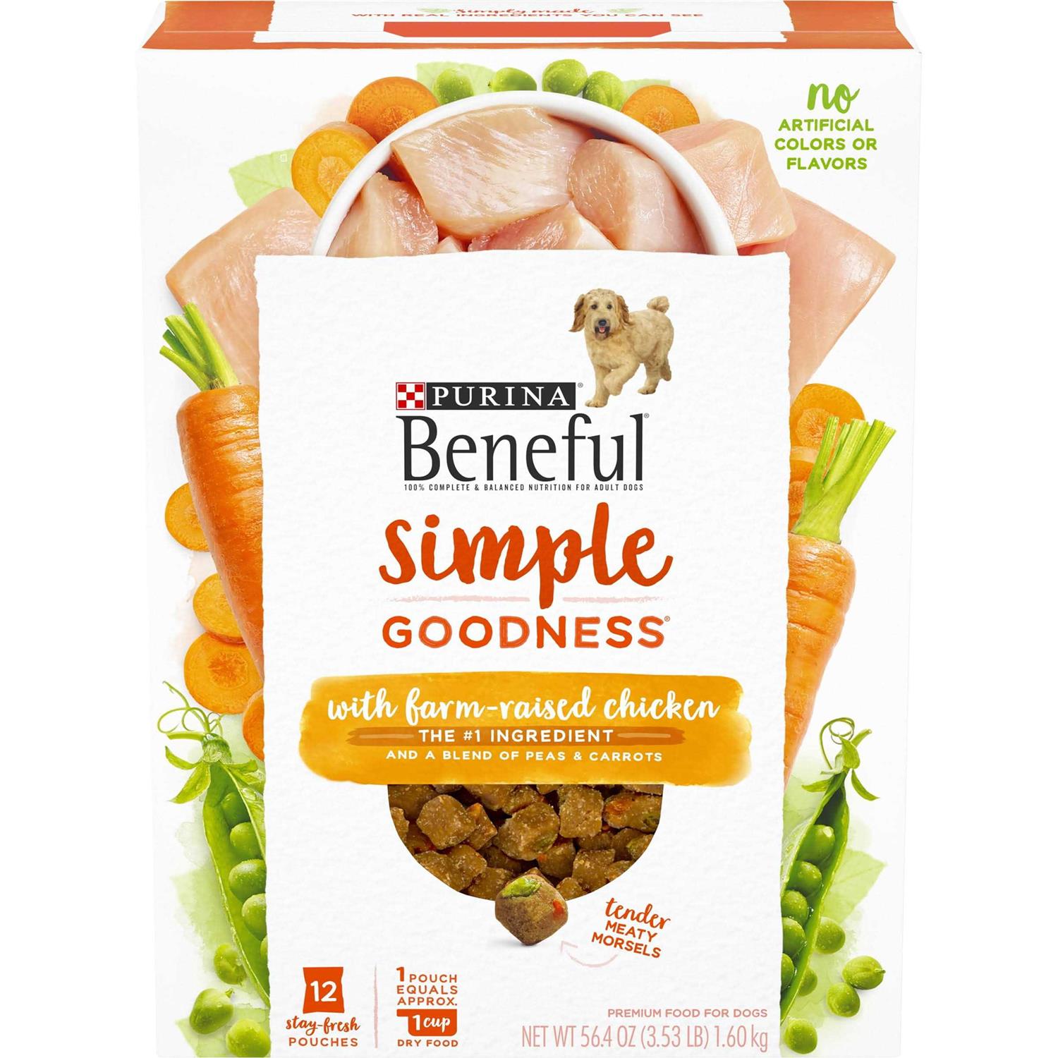 Purina Beneful Dry Dog Food Simple Goodness With Farm Raised