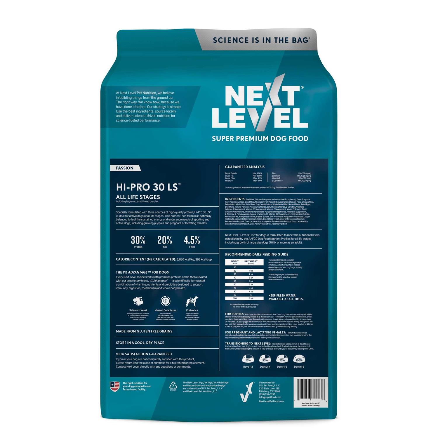 Next Level Hi Pro 30 LS Dry Dog Food - Image 4