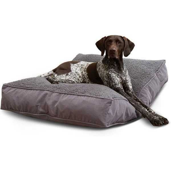 Happy Hounds Bailey Rectangle Pillow Dog Bed w/ Removable COVER - Image 3