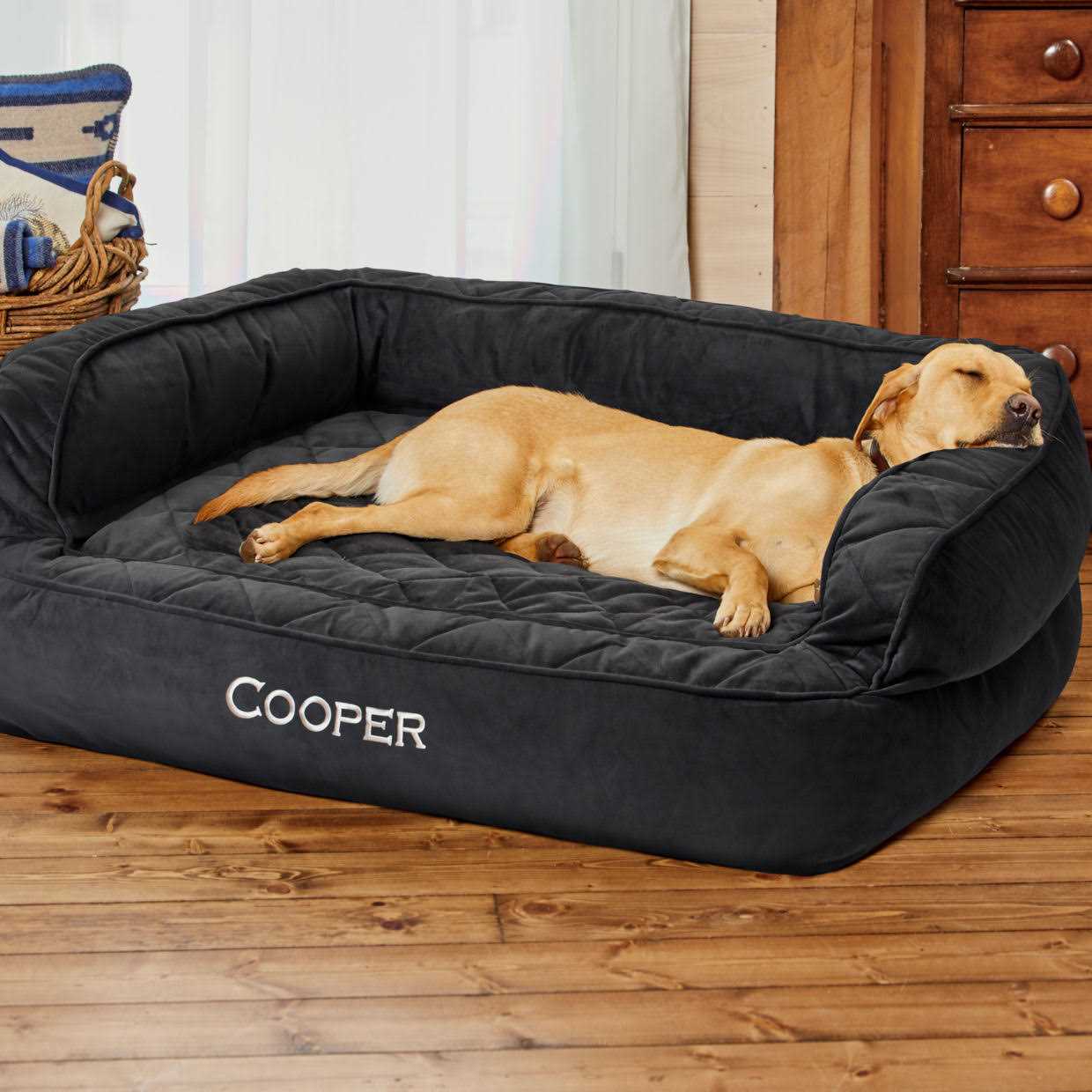 Orvis Memory Foam Couch Dog Bed Slate - Image 3