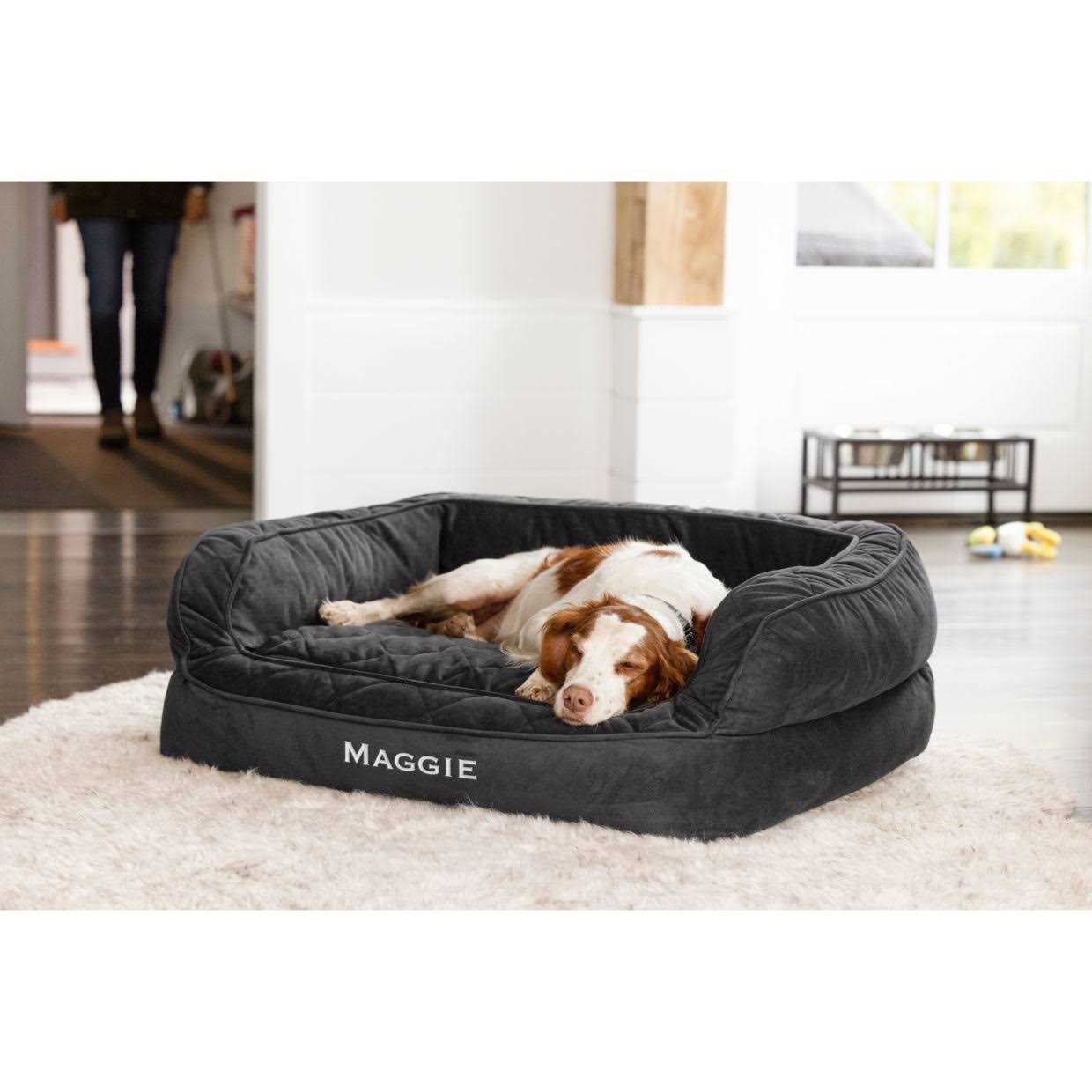 Orvis Memory Foam Couch Dog Bed Slate - Image 5