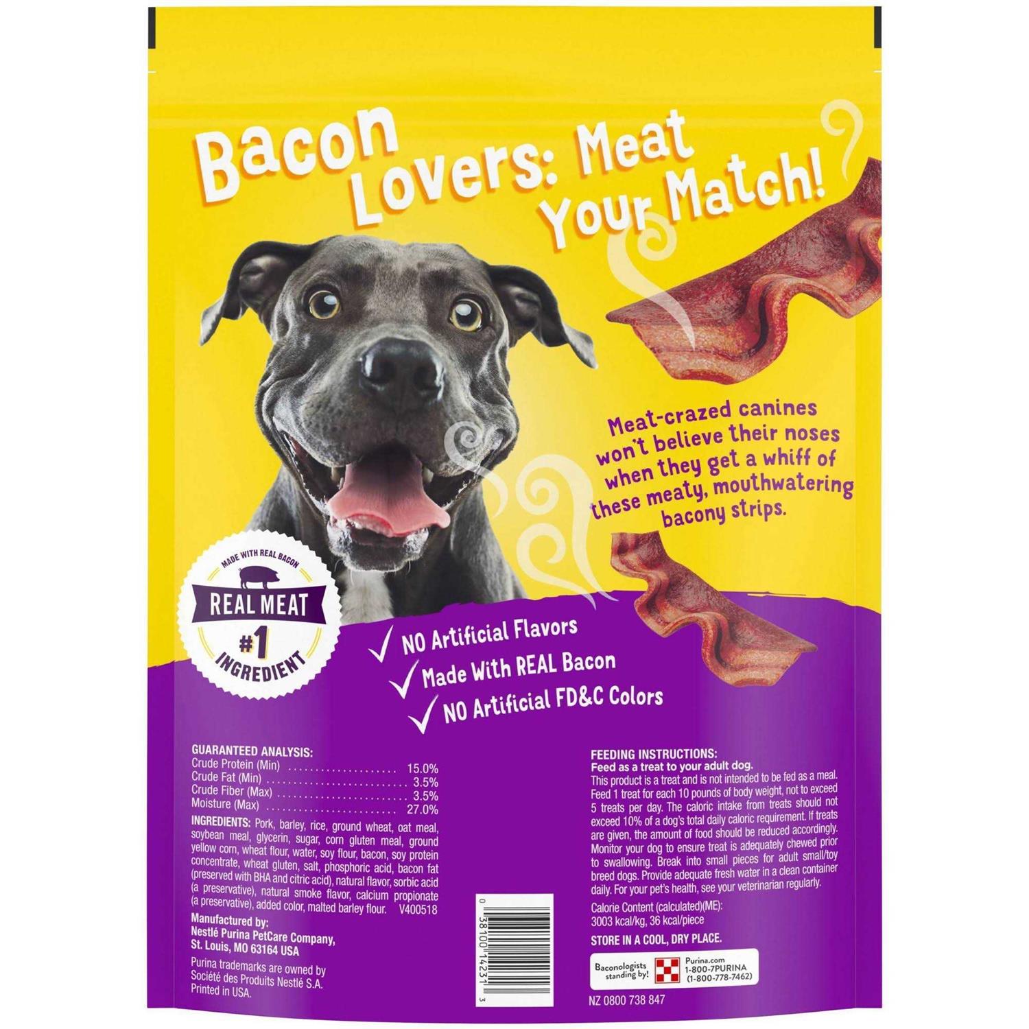 Purina Beggin Bacon Strips Dog Treats - Image 4