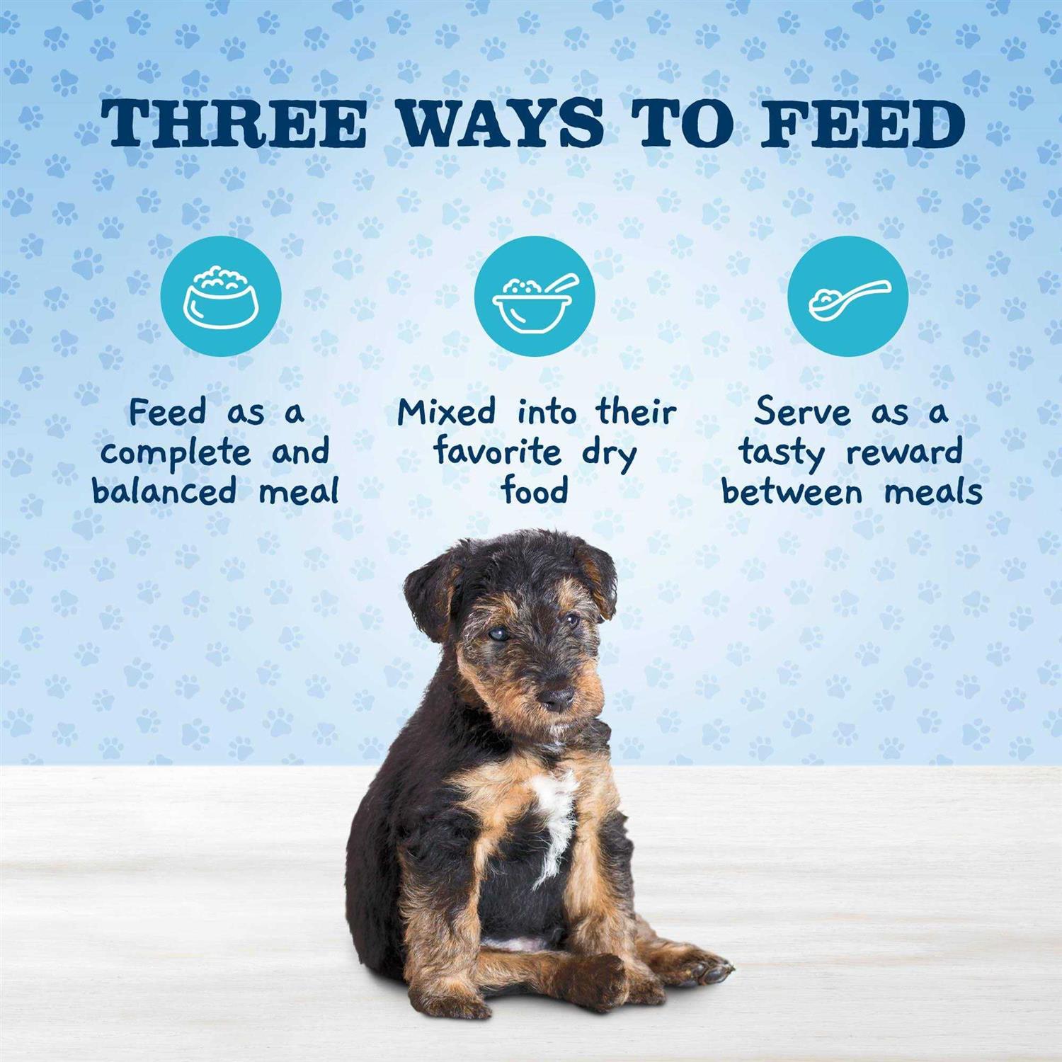 Blue Buffalo Baby Blue Natural Chicken Lamb & Vegetable Recipe Variety Pack Puppy Wet Food - Image 3