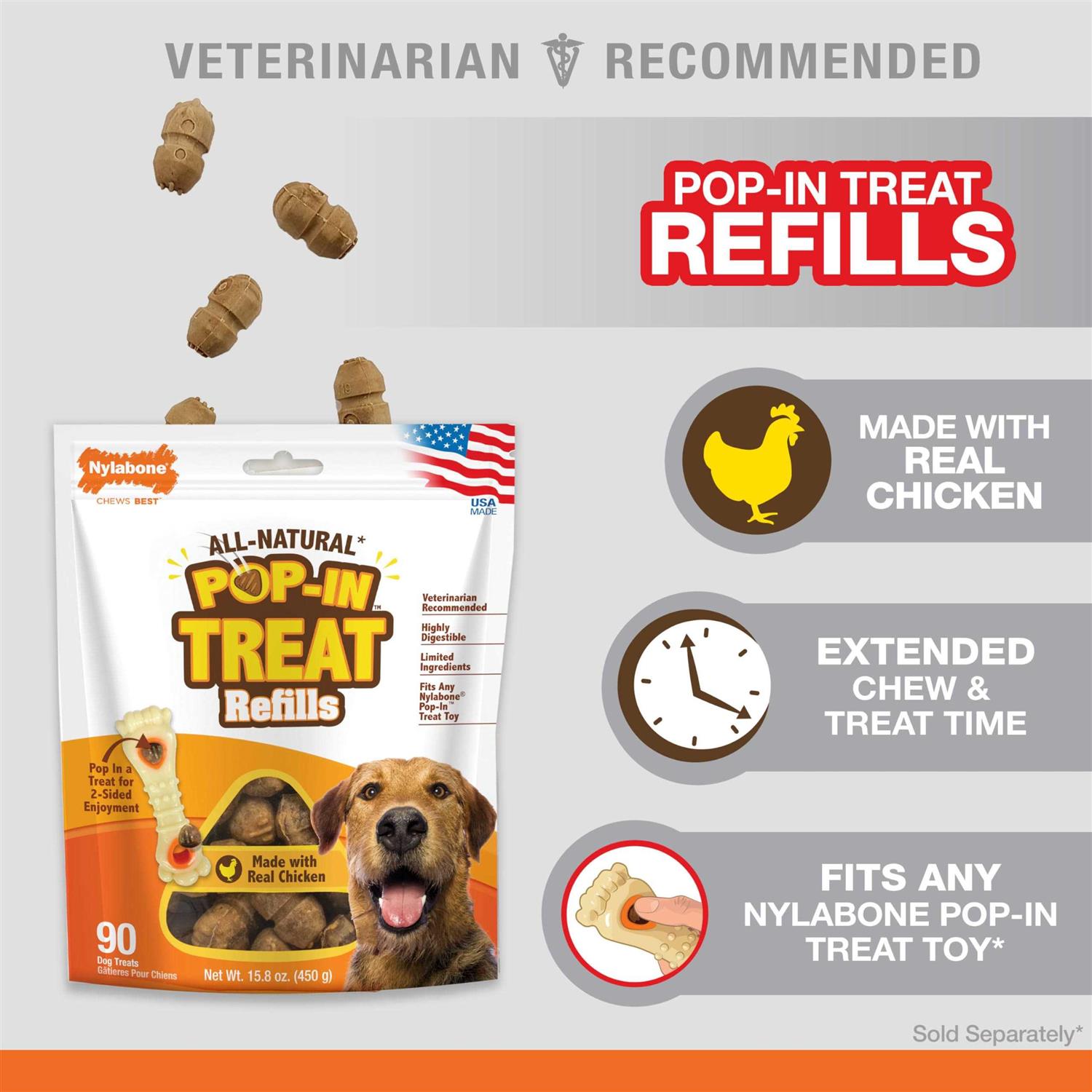 Nylabone Pop-In Dog Treat Refills - Image 5