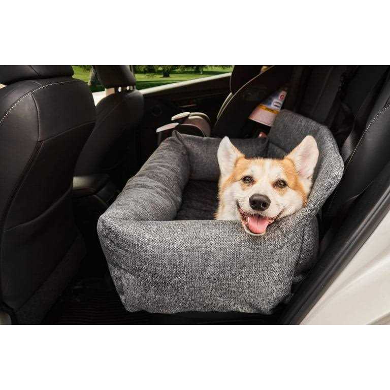 Paw PupProtector Memory Foam Dog Car Bed Gray Seat - Image 3
