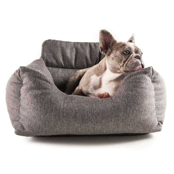 Paw PupProtector Memory Foam Dog Car Bed Gray Seat