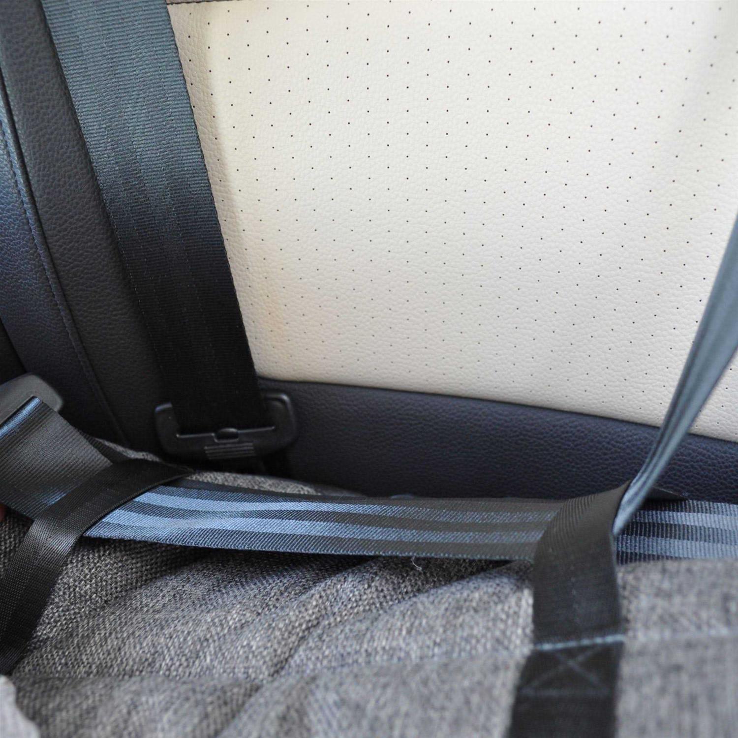 Paw PupProtector Memory Foam Dog Car Bed Gray Seat - Image 5