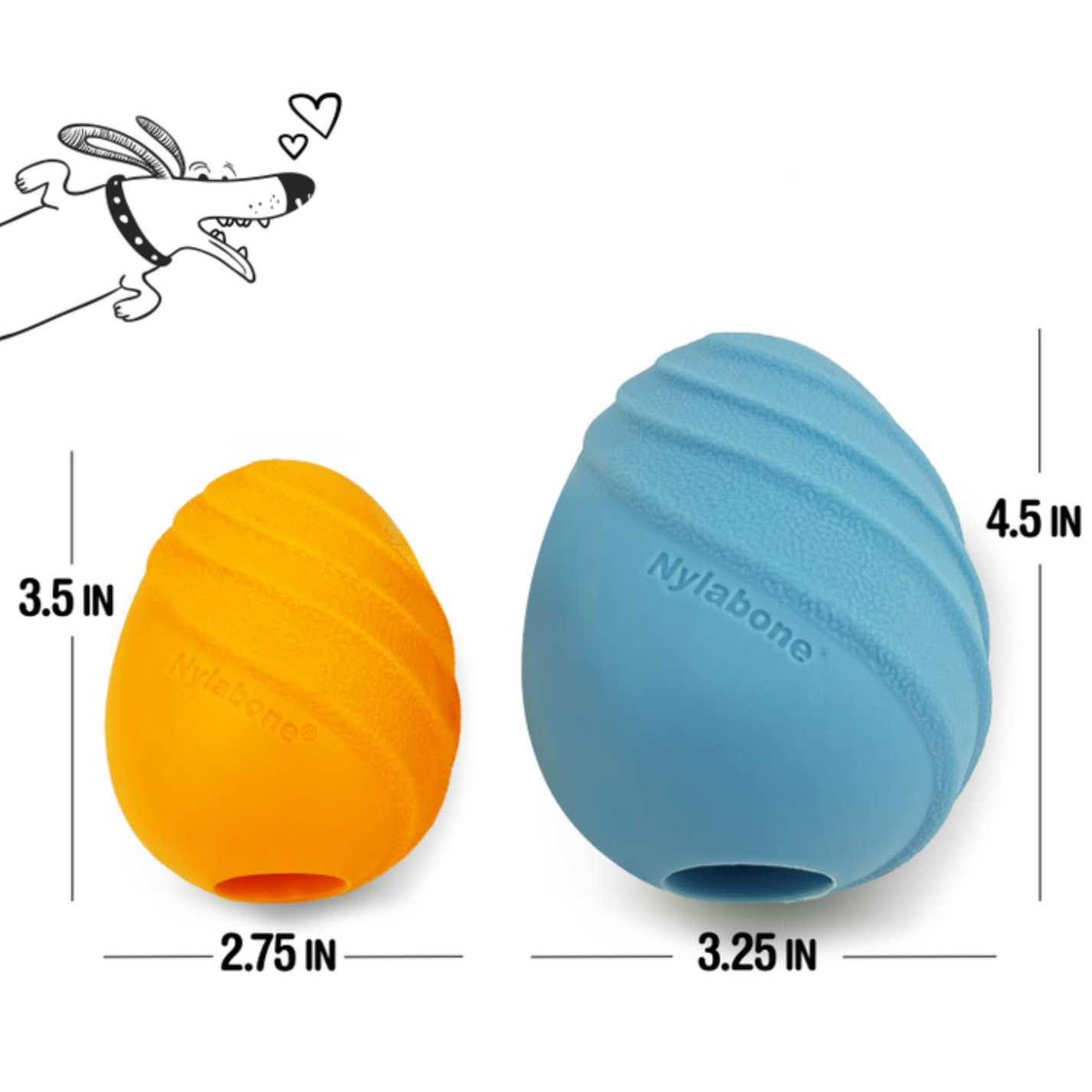 Nylabone Creative Play Eggi Dog Toy - Image 5