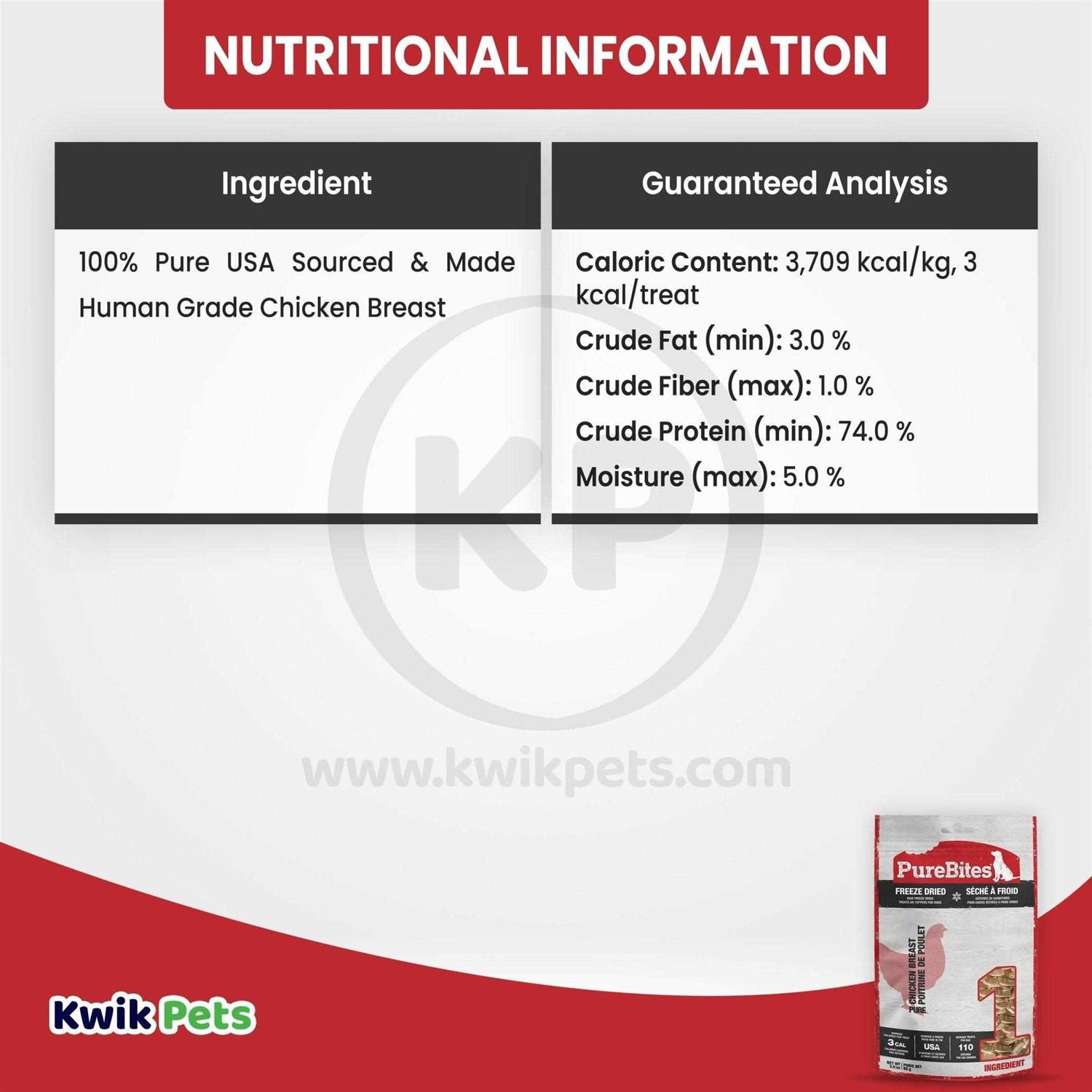 PureBites Chicken Breast Freeze Dried Dog Treats - Image 3