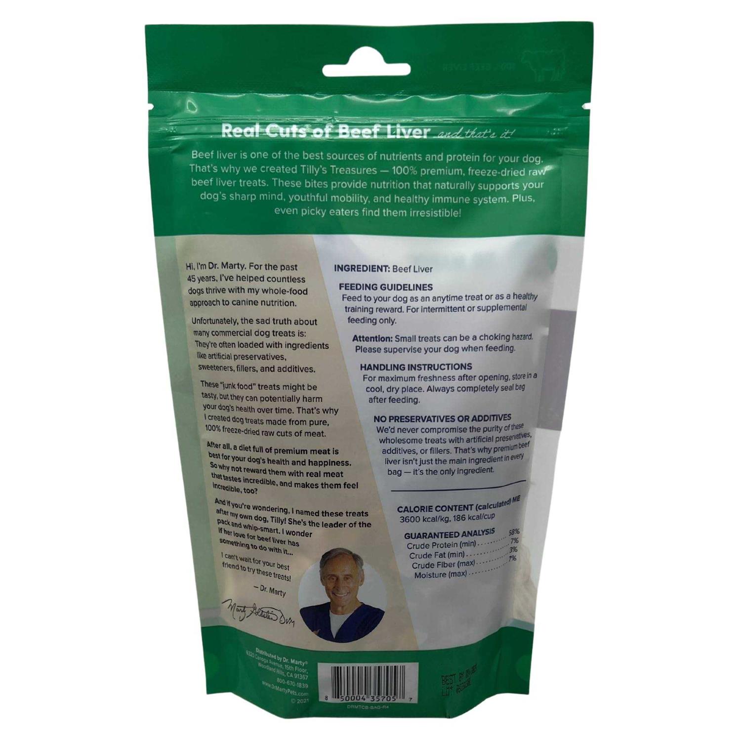 Dr. Marty Tilly's Treasures Beef Liver Dog Treat - Image 4