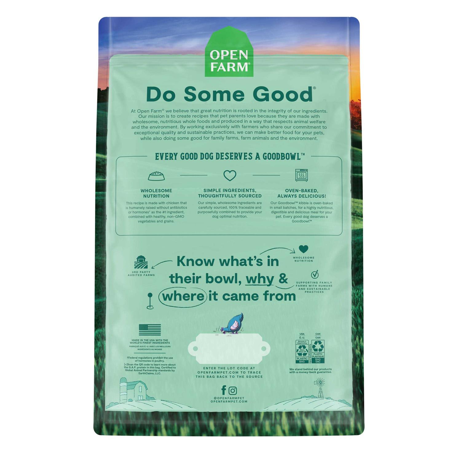 Open Farm Goodbowl Harvest Chicken Brown Rice Recipe Dog Food - Image 4