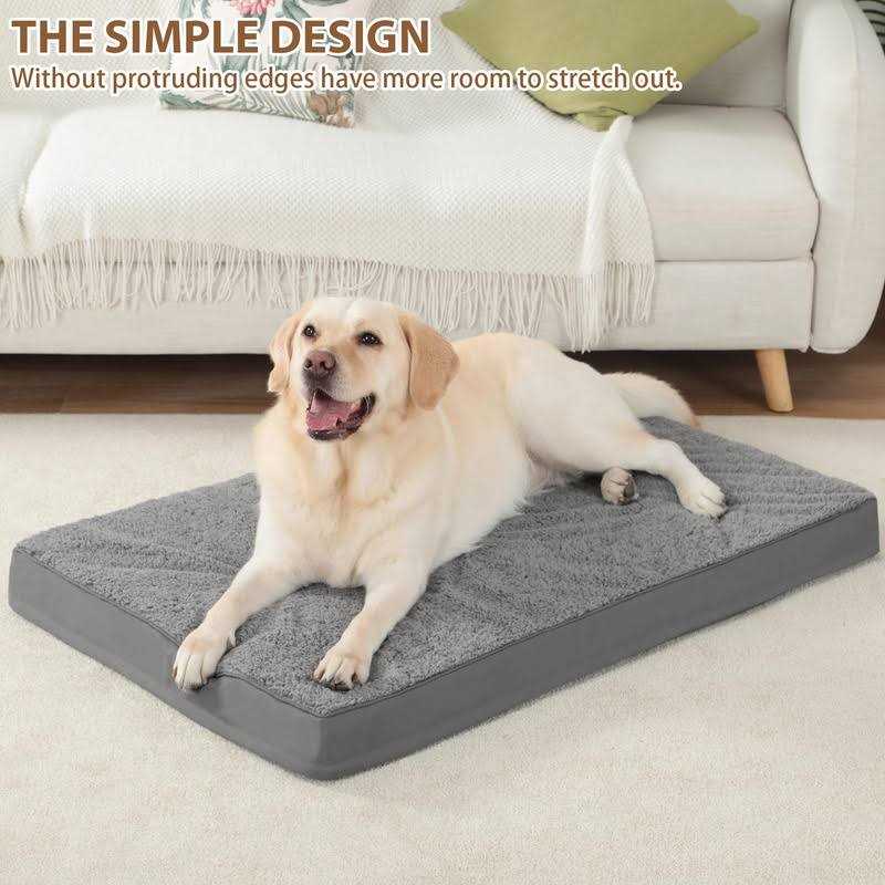 NUPIDA Dog Bed Waterproof Deluxe Plush Dog Beds with Removable Washable Cover Anti-Slip Bottom Pet Sleeping Mattress for Large - Image 5