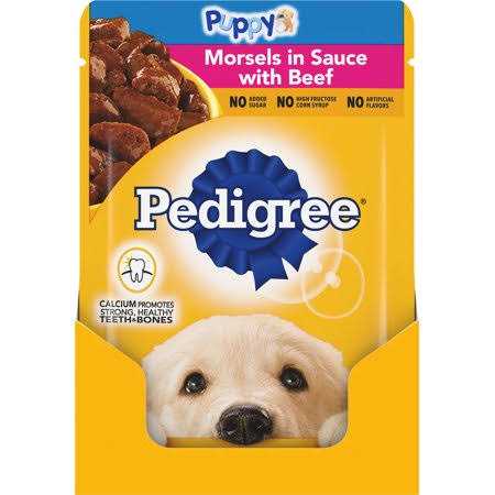 Pedigree Puppy Morsels in Sauce Chicken Wet Dog Food - Image 2