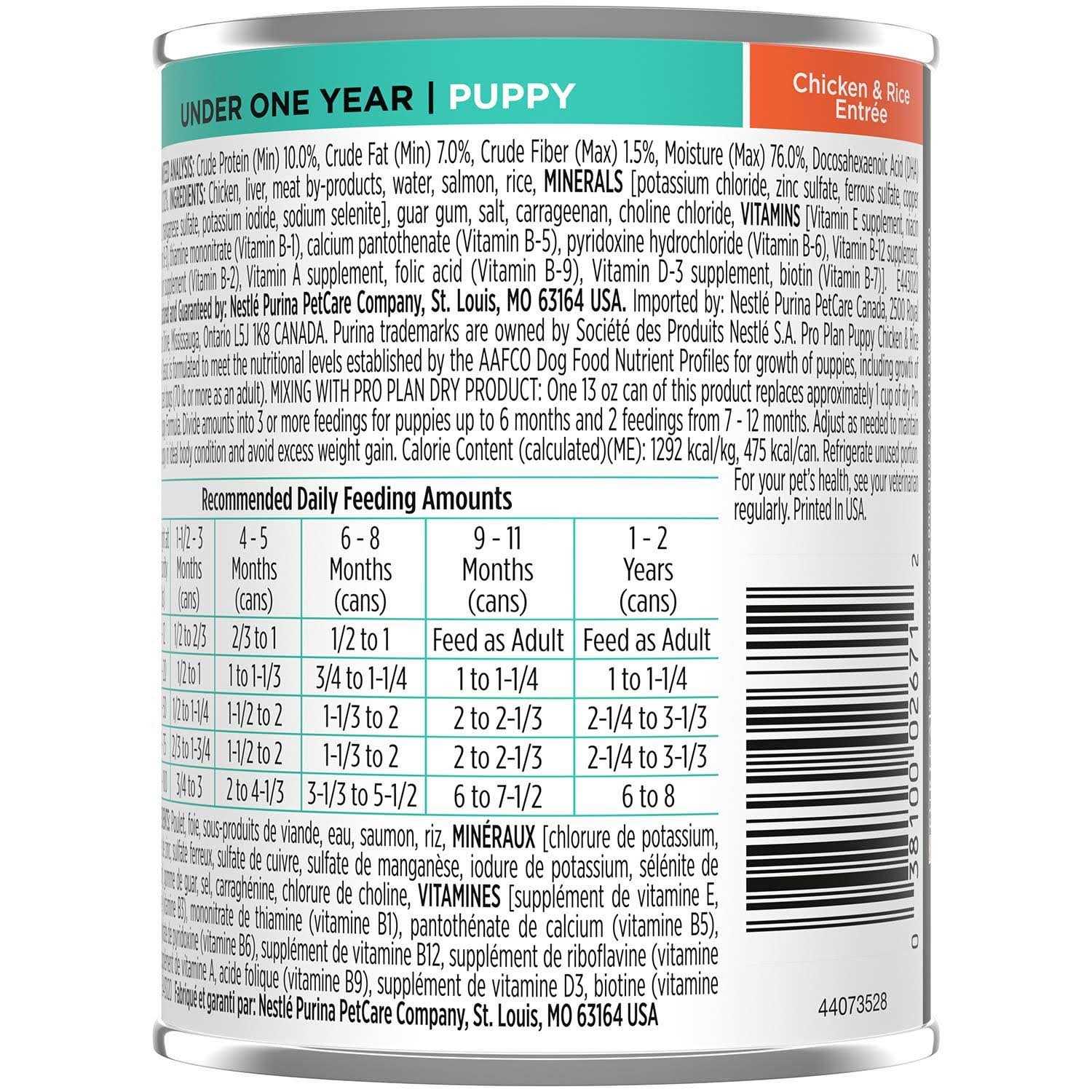 Purina Pro Plan Puppy Chicken & Rice Canned Dog Food - Image 5
