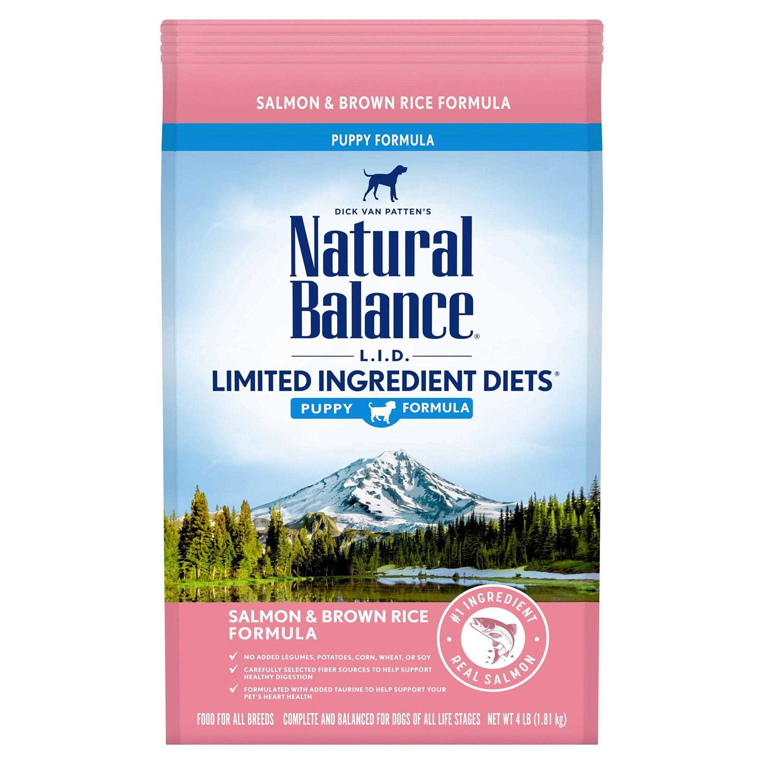 Natural Balance Limited Ingredient Salmon & Brown Rice Puppy Recipe Dry Dog Food - Image 5