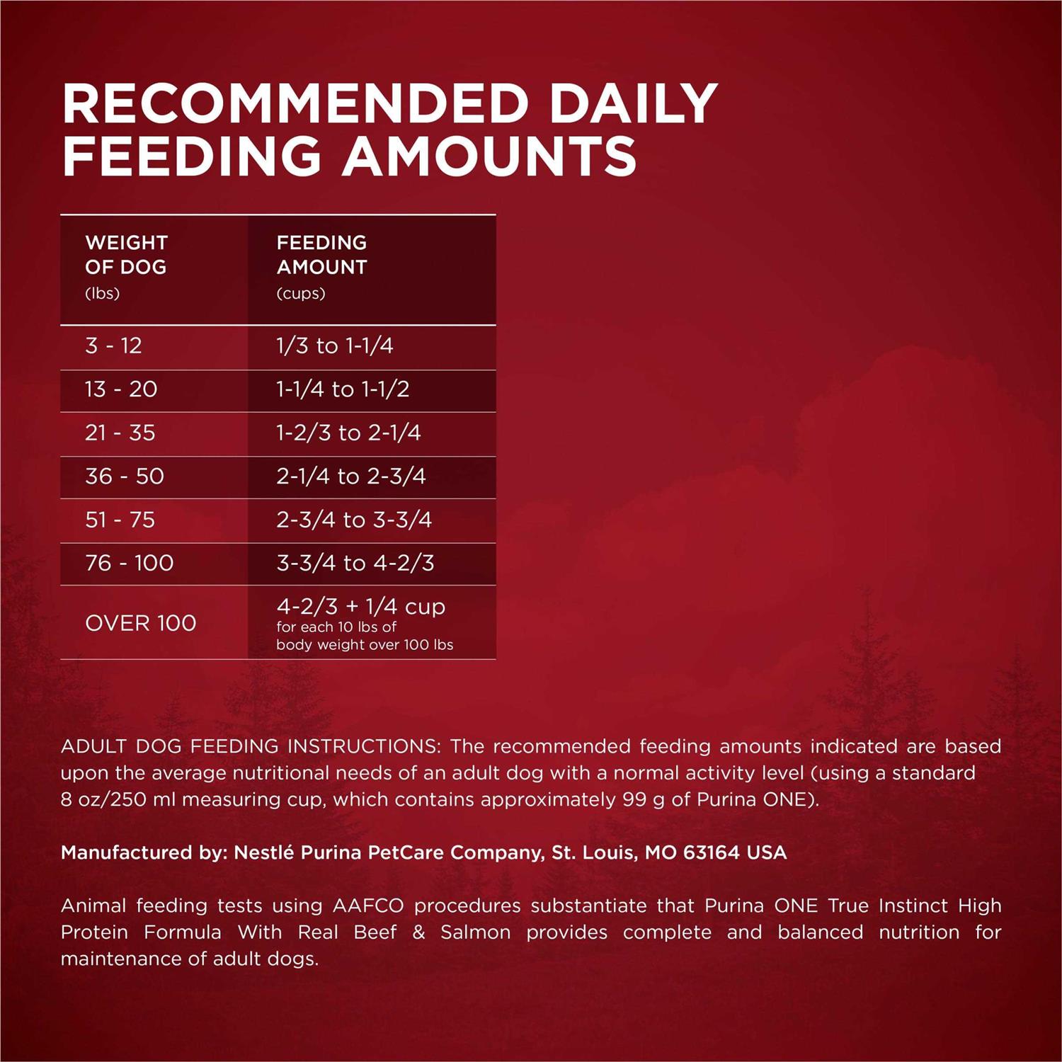 Purina ONE True Instinct High Protein Formula with Real Beef and Salmon Dry Dog Food - Image 4