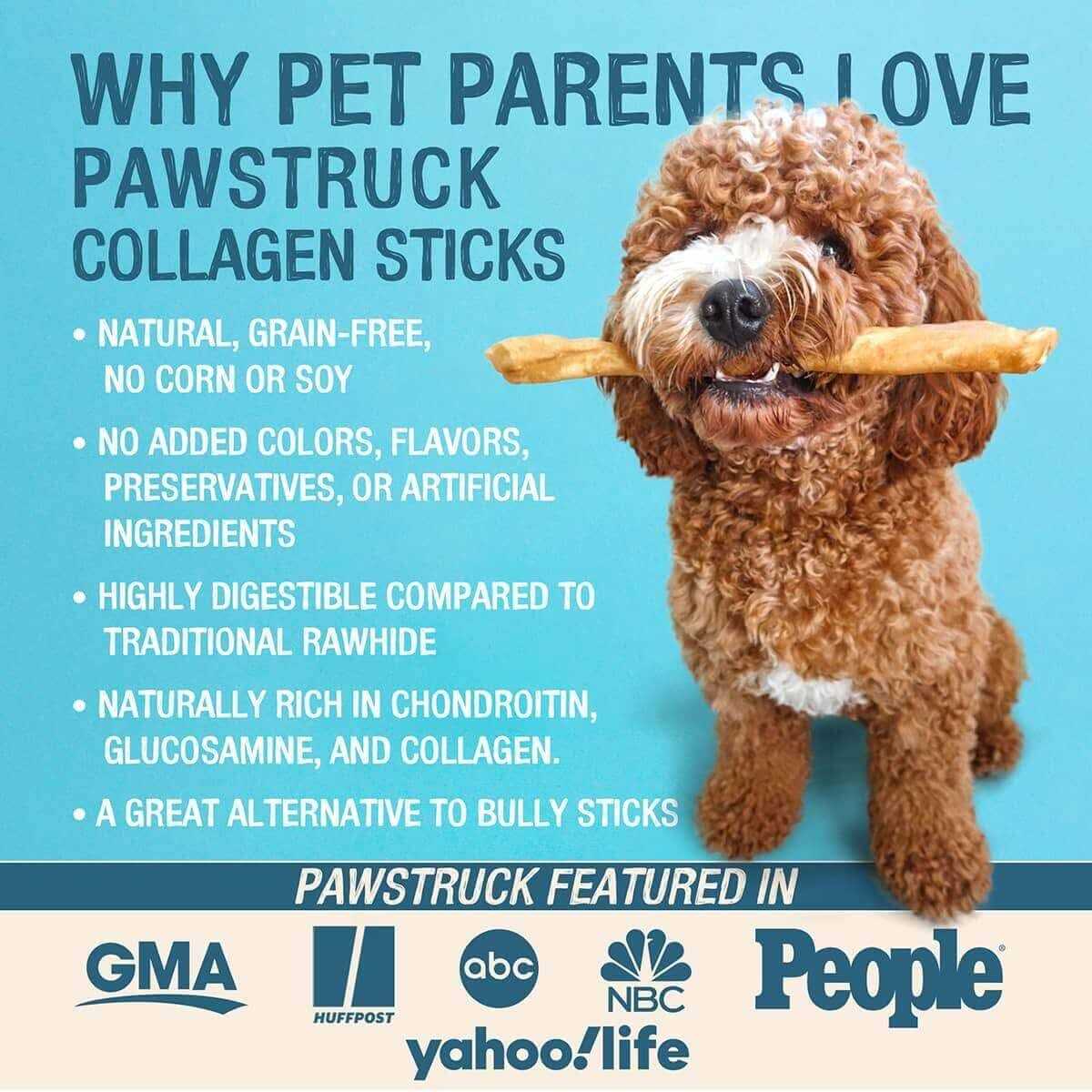 Pawstruck Natural Collagen Sticks for Dogs - Image 3