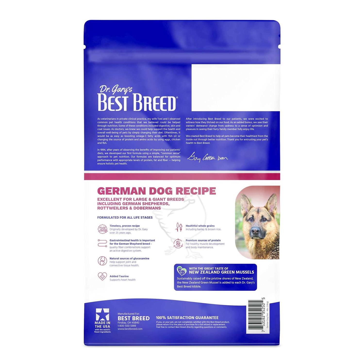 Dr. Gary's Best Breed German Dry Dog Food - Image 4