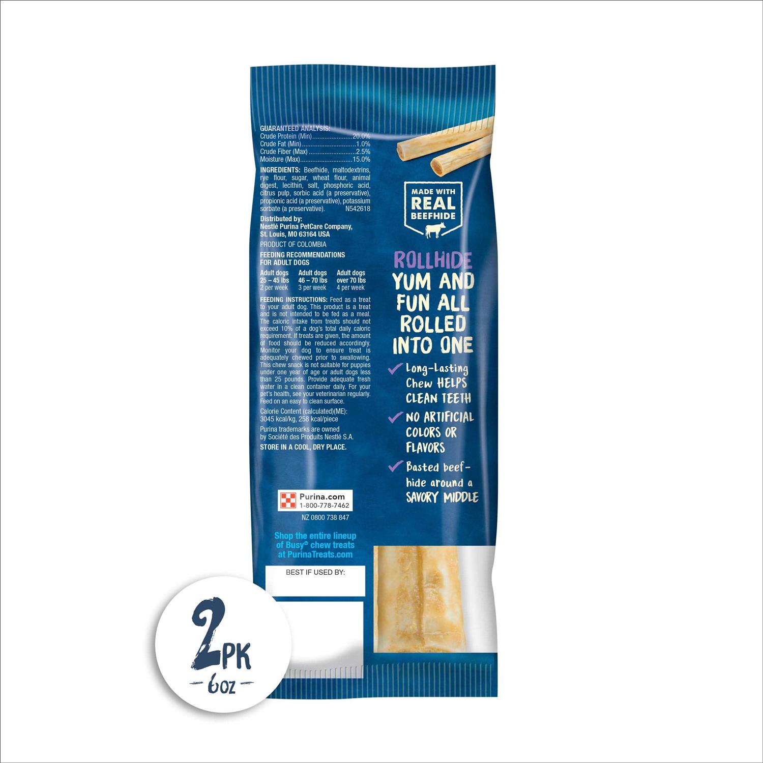 Purina Busy Rollhide Dog Treats - Image 3