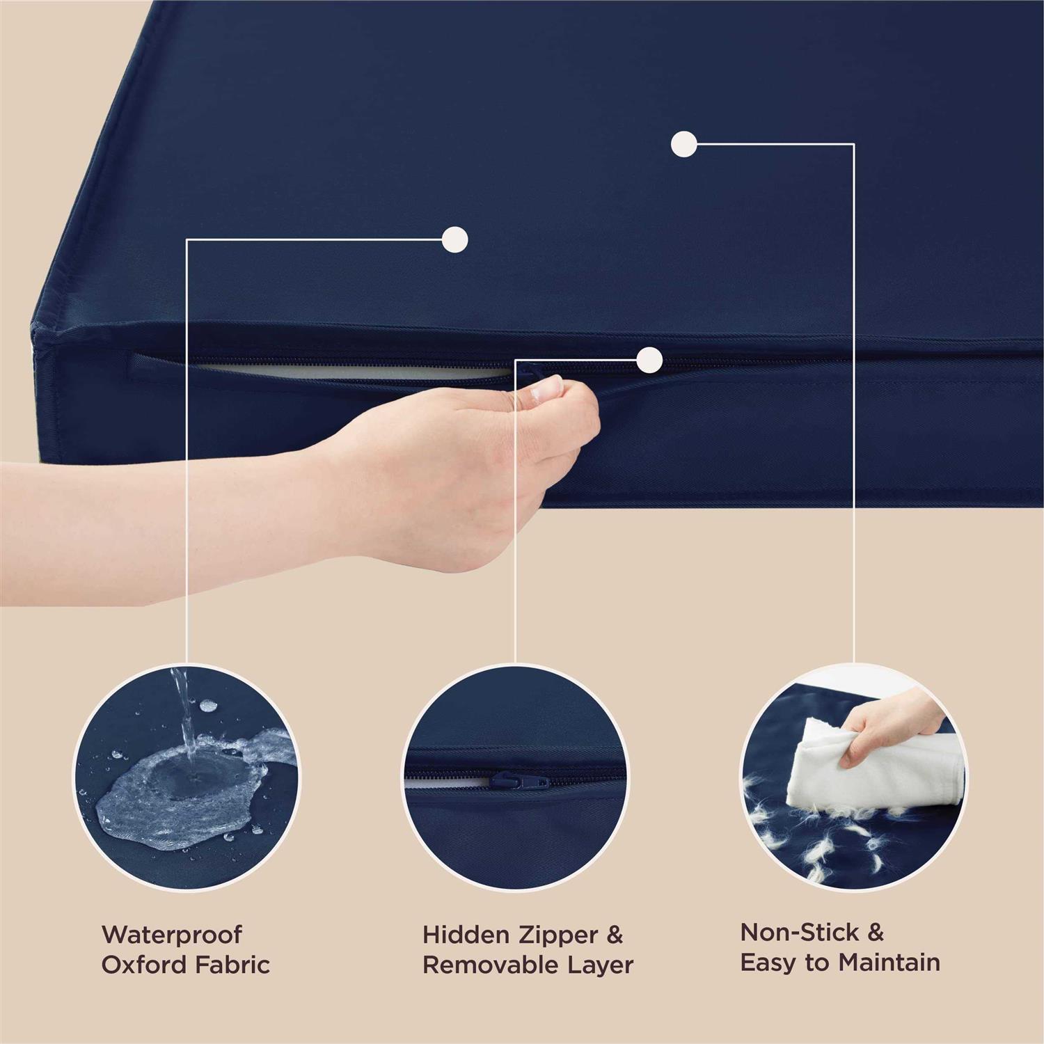 Le sure Lesure Outdoor Waterproof Dog Dogs Dog Bed with Oxford Fabric Surface - Image 2