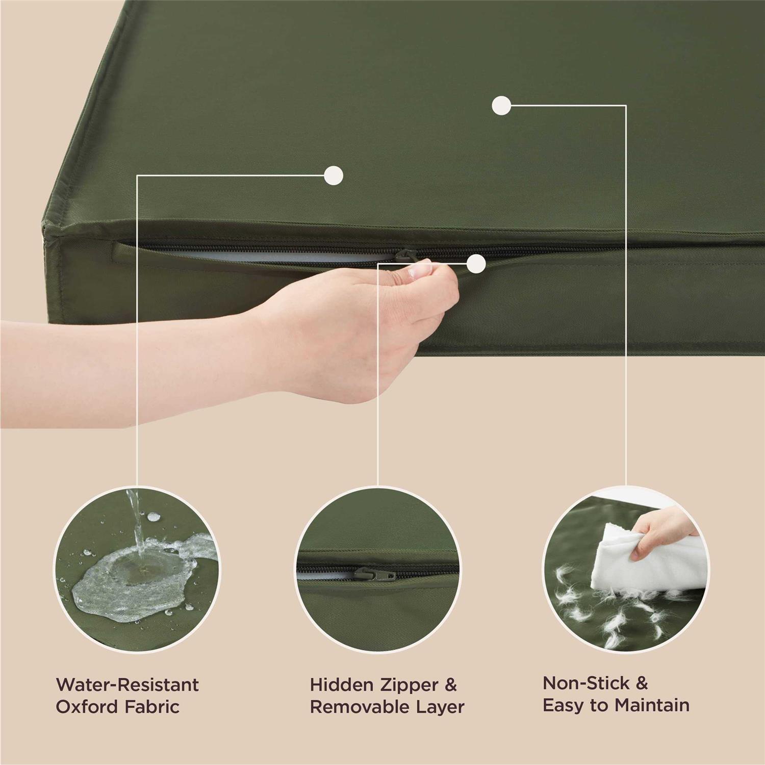 Le sure Lesure Outdoor Waterproof Dog Dogs Dog Bed with Oxford Fabric Surface - Image 4