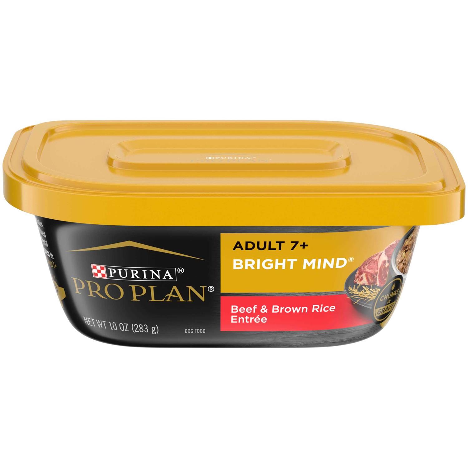 Purina Pro Plan Bright Mind Senior Adult 7+ Brown Rice Entree Wet Dog Food