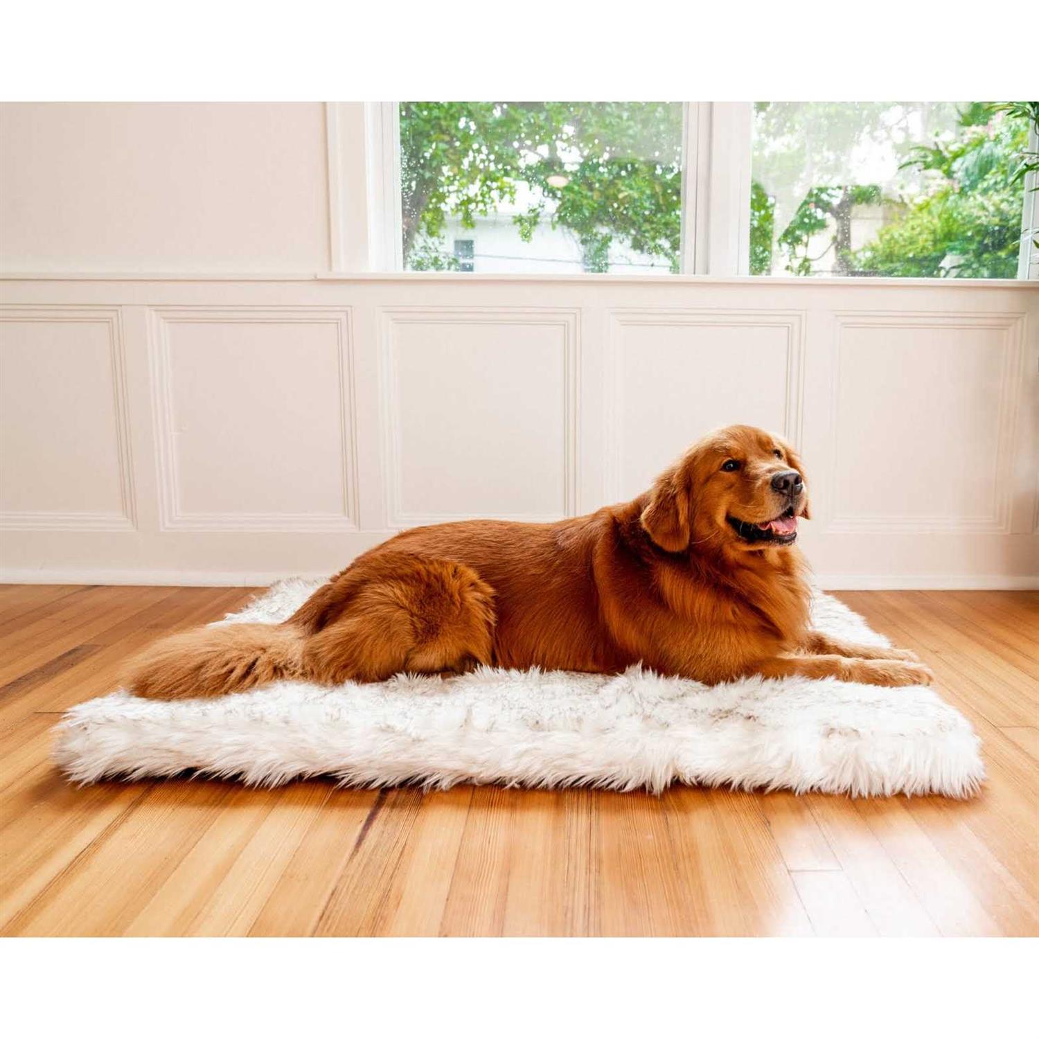 Paw Brands PupRug Faux Fur Orthopedic Dog Bed - Image 4