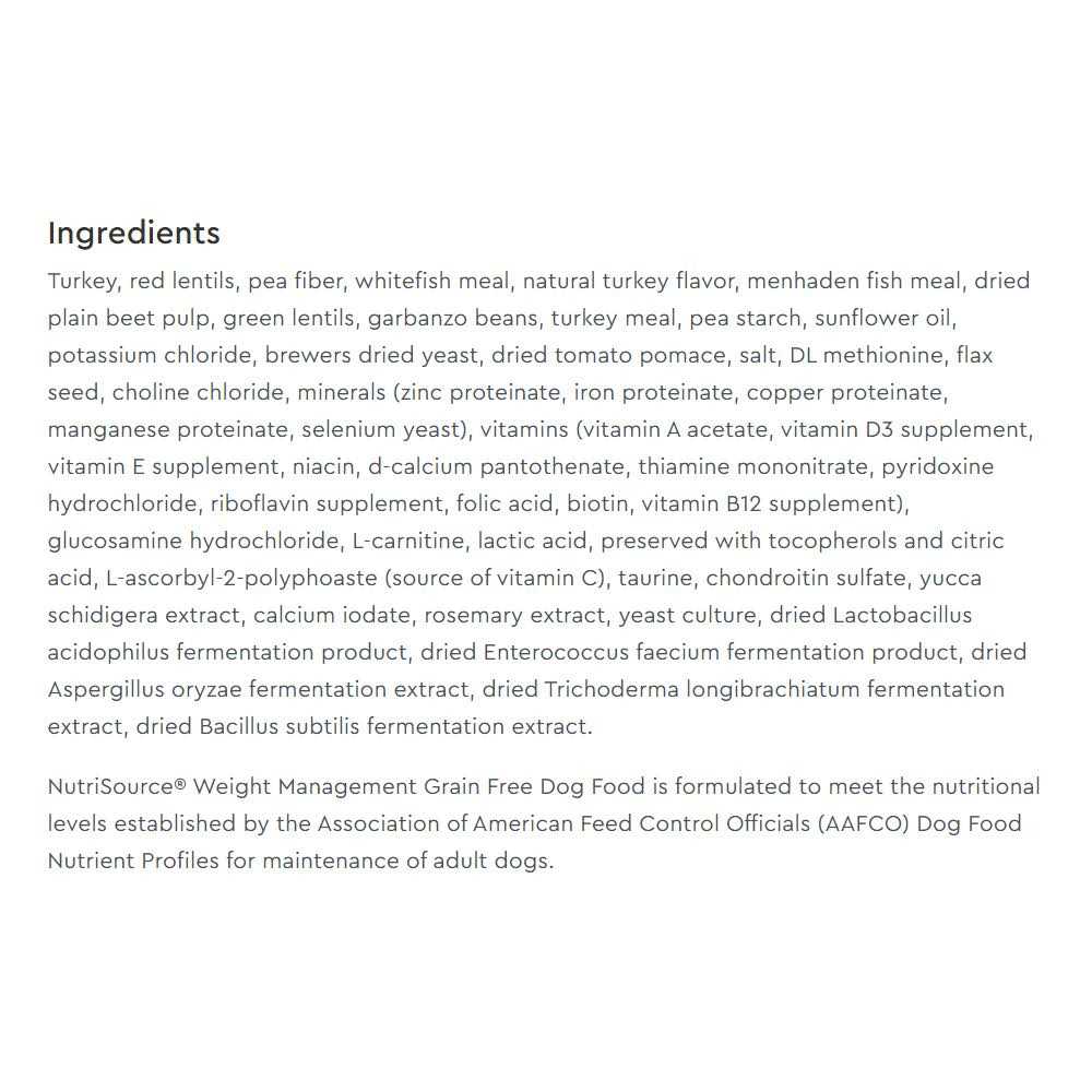 NutriSource Chicken Weight Management Dry Dog Food - Image 4