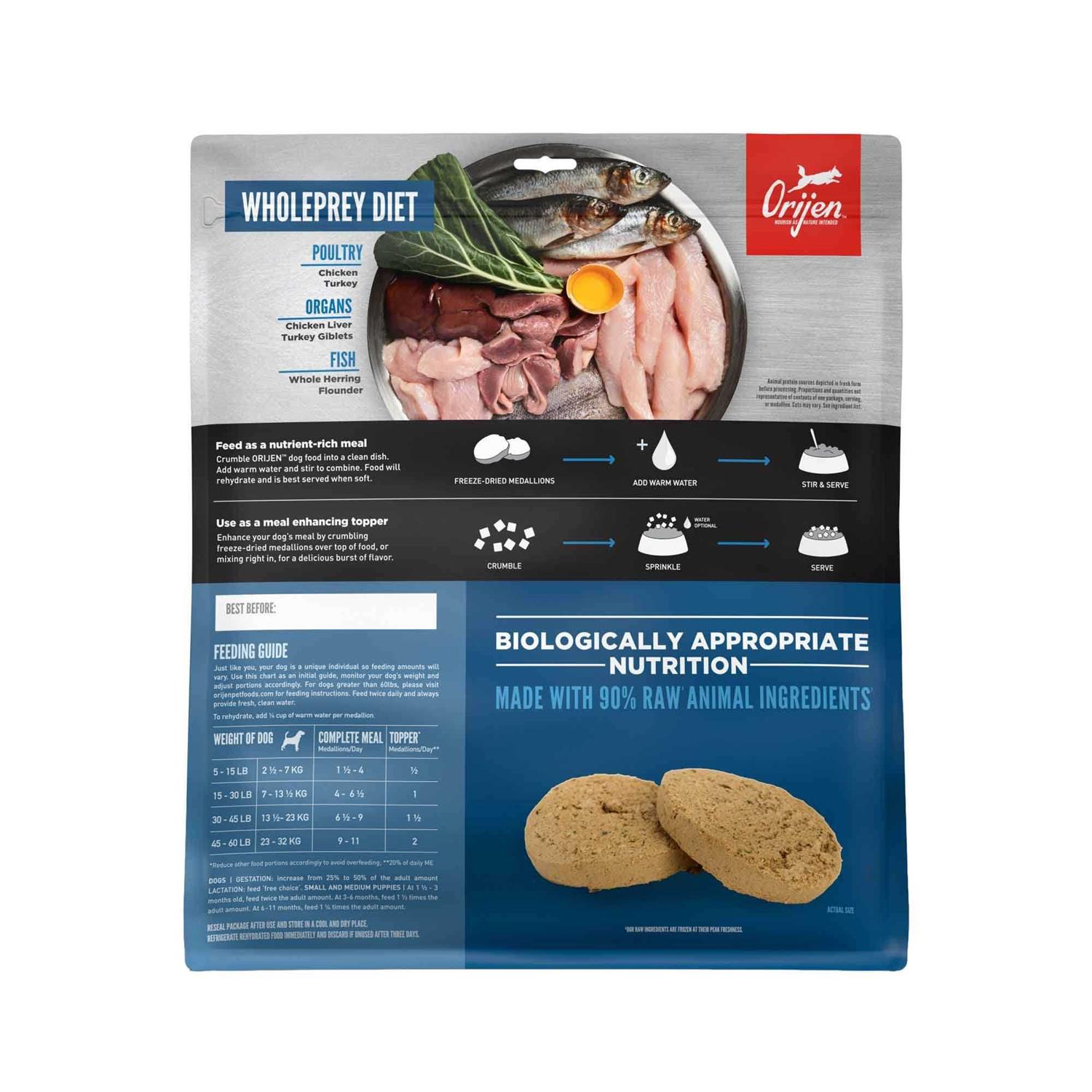 Orijen Freeze Dried Dog Food - Image 3