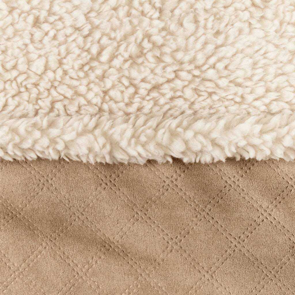 Orvis ComfortFill-Eco Wraparound Dog Bed with Fleece - Image 3