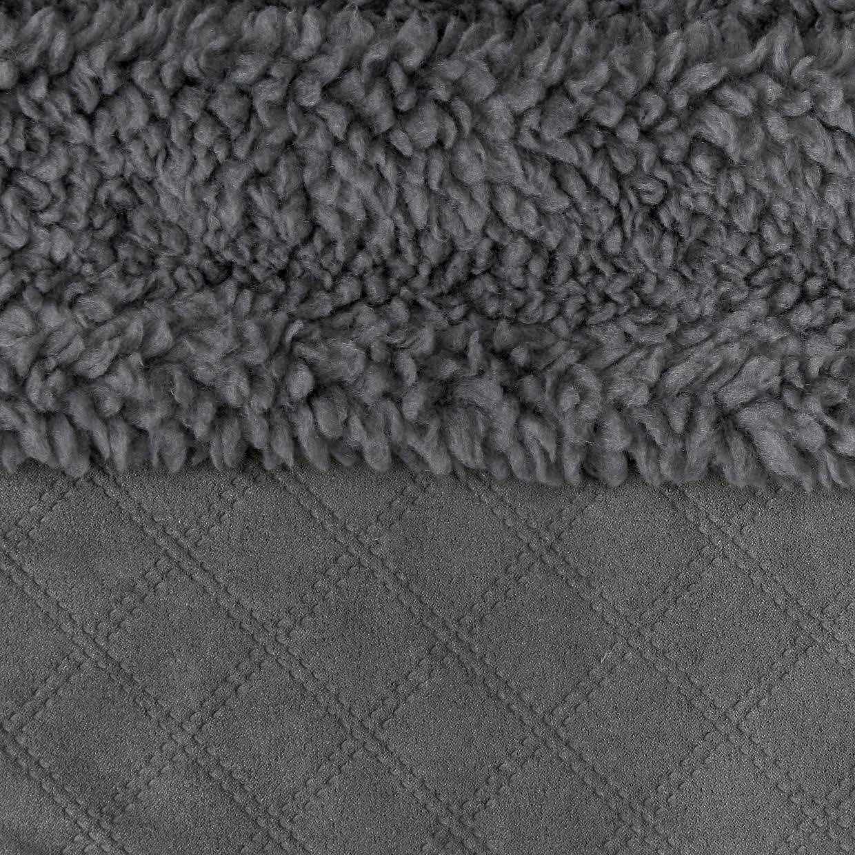 Orvis ComfortFill-Eco Wraparound Dog Bed with Fleece - Image 4