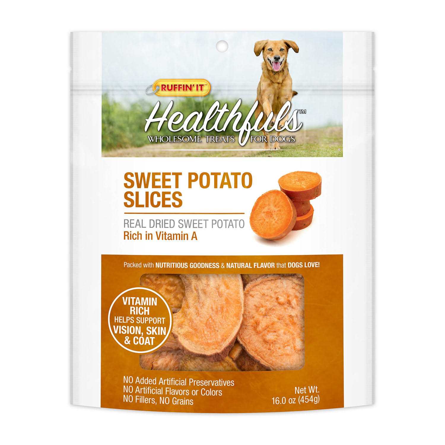 Ruffin' It Healthfuls Sweet Potato Slices Dog Treats - Image 4