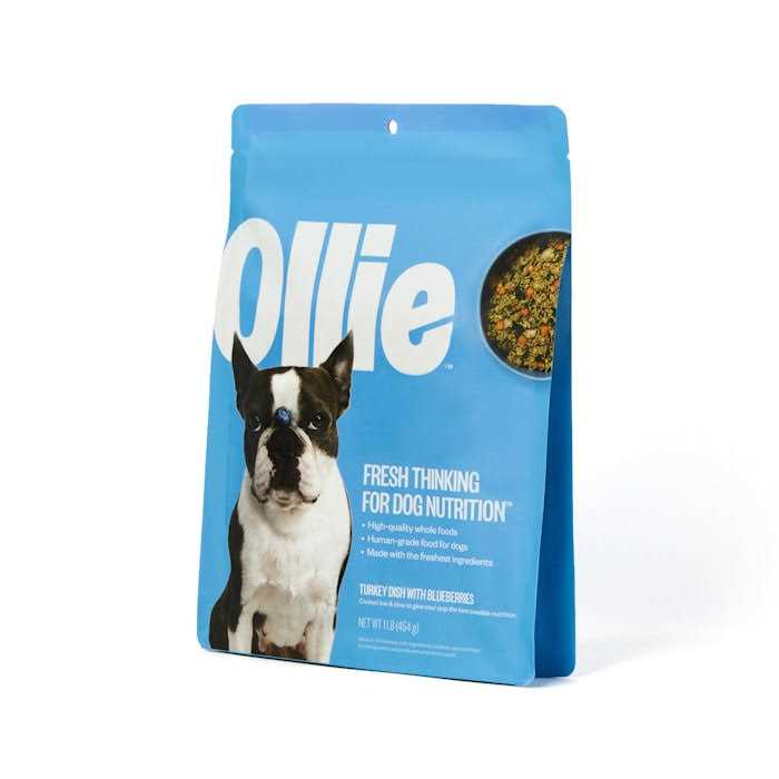 Ollie Fresh Turkey Dish with Blueberries Frozen Dog Food - Image 5