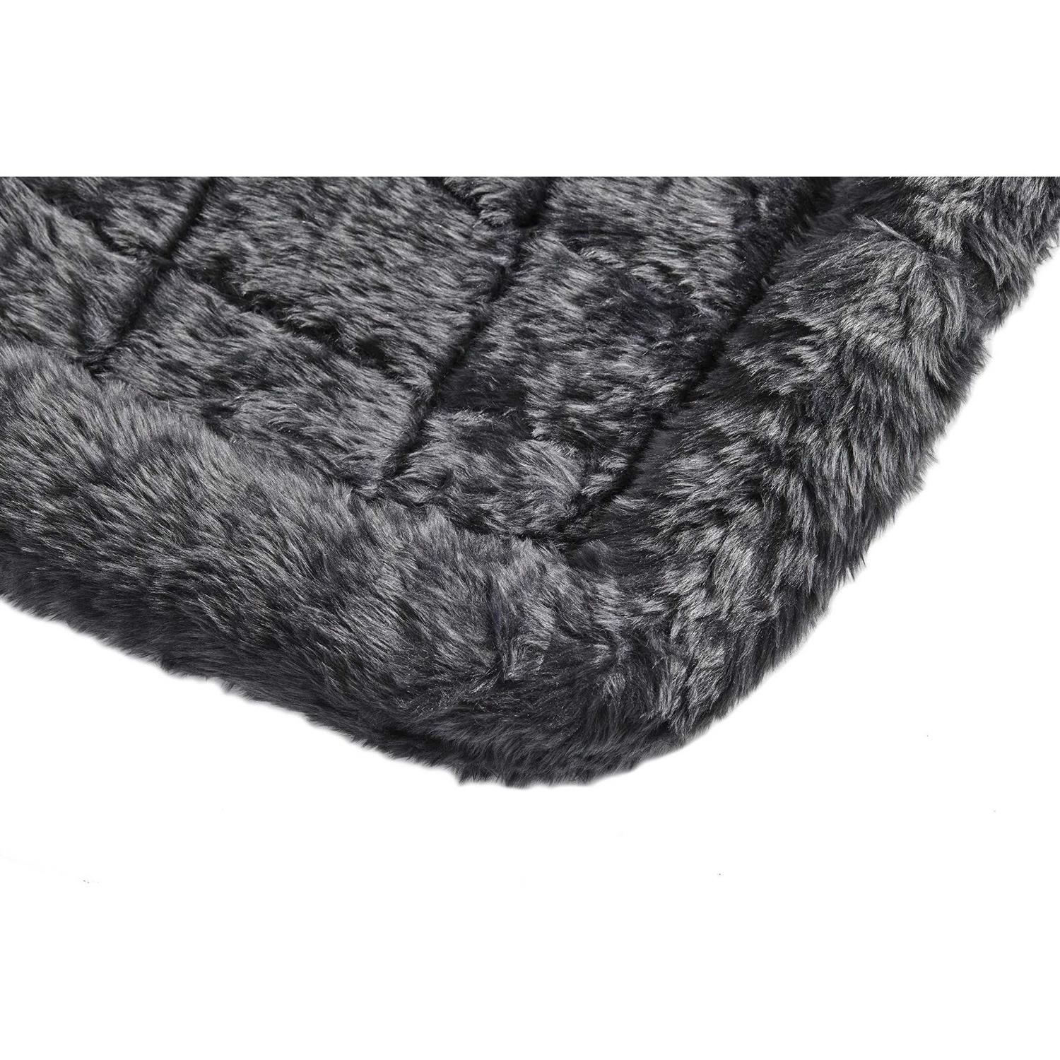 Midwest Quiet Time Gray Fleece Pet Bed - Image 5