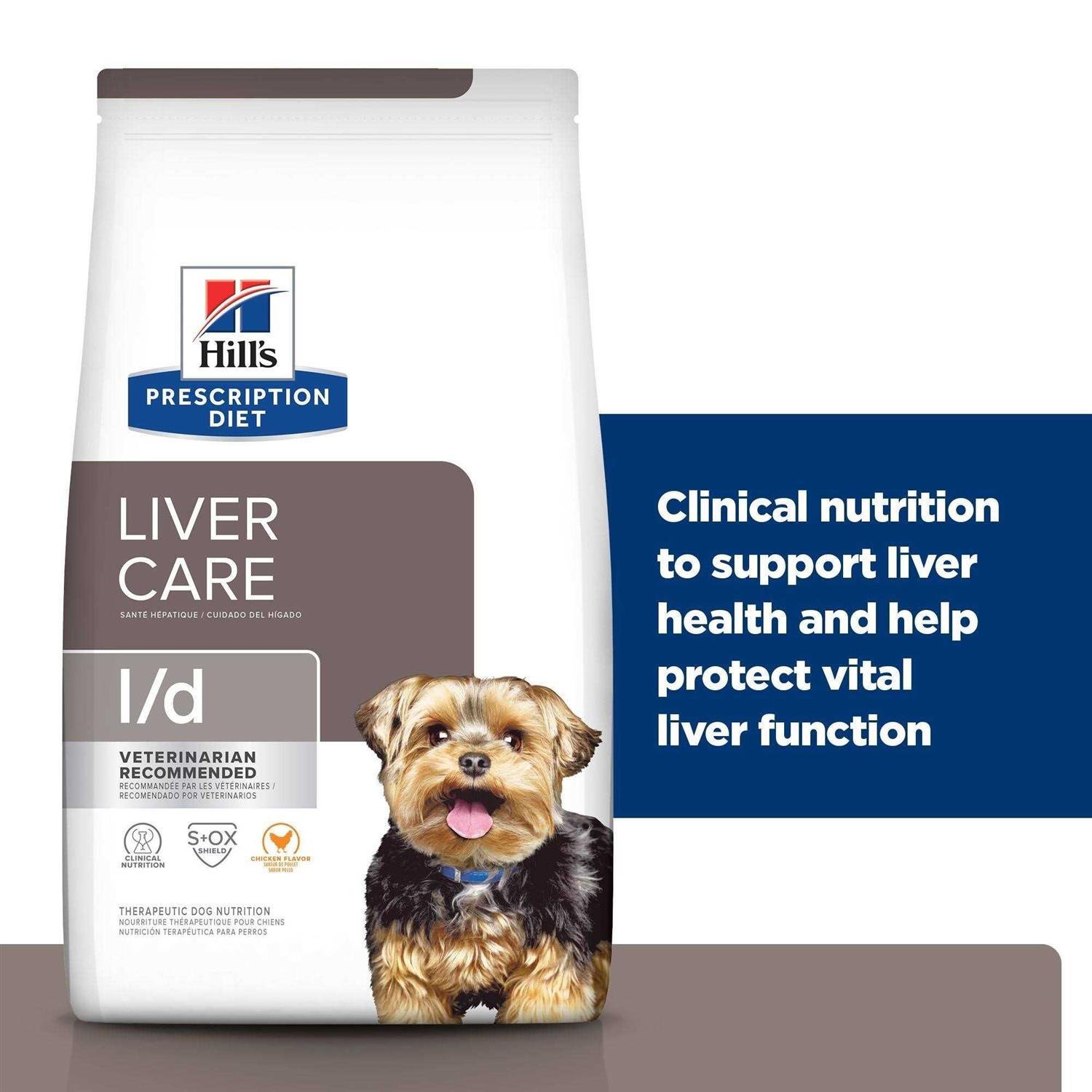 Hill's Prescription Diet l/d Liver Care Chicken Flavor Dry Dog Food - Image 4