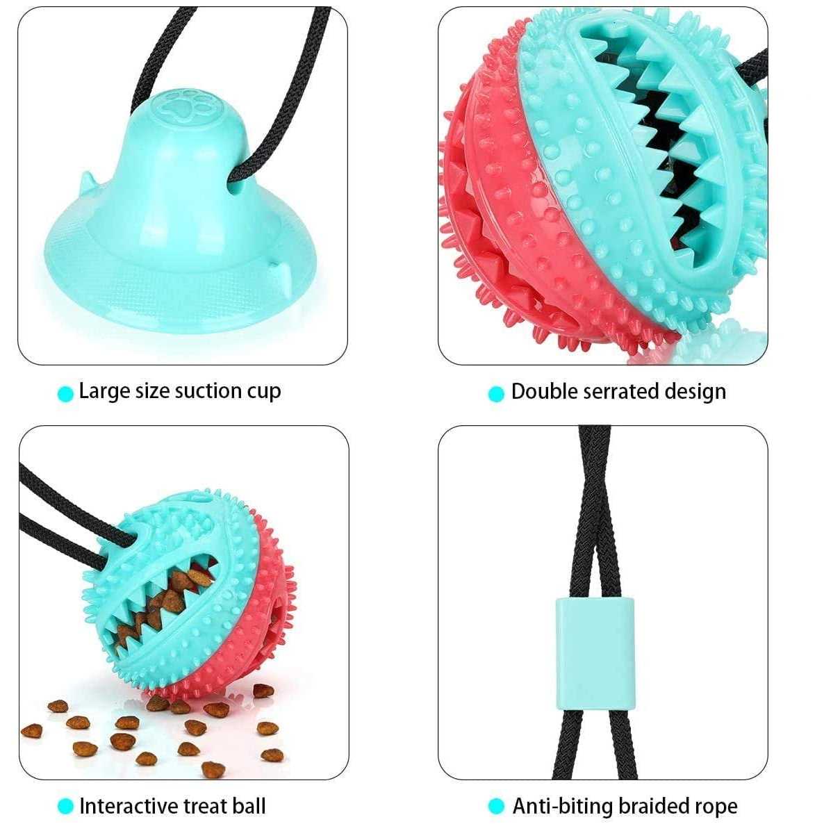 petpetssmart Dog Toys for Aggressive Chewers,Interactive Dog Toys Tug of War Mentally Stimulating Toys for Dogs - Image 5