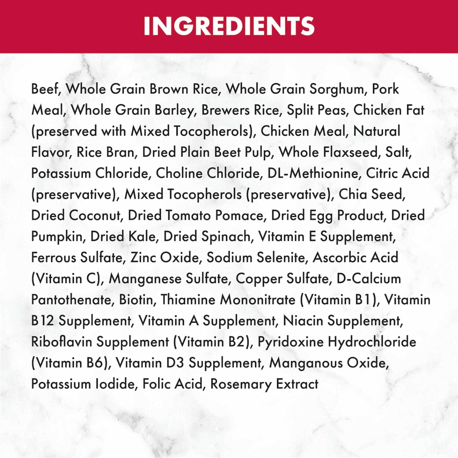 Nutro Natural Choice Adult Beef Rice Dry Dog Food - Image 5