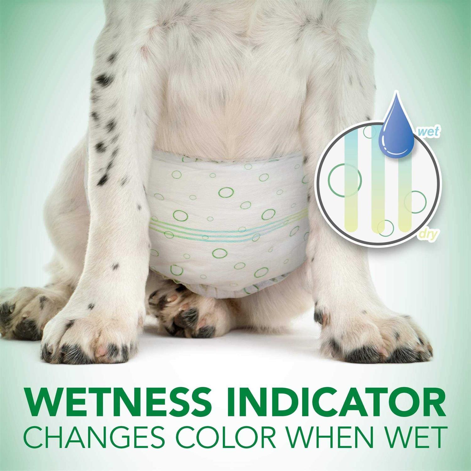 Vet's Best Comfort-Fit Disposable Male Dog Wraps - Image 5