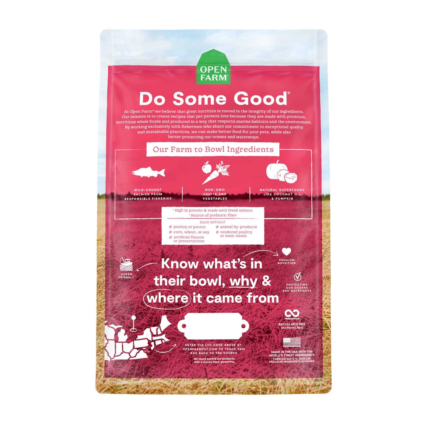 Open Farm Grain-Free Wild-Caught Salmon Dry Dog Food - Image 4