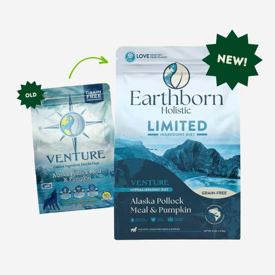 Earthborn Holistic Venture Limited Ingredient Alaska Pollock Meal & Pumpkin Grain-Free Dry Dog Food - Image 3
