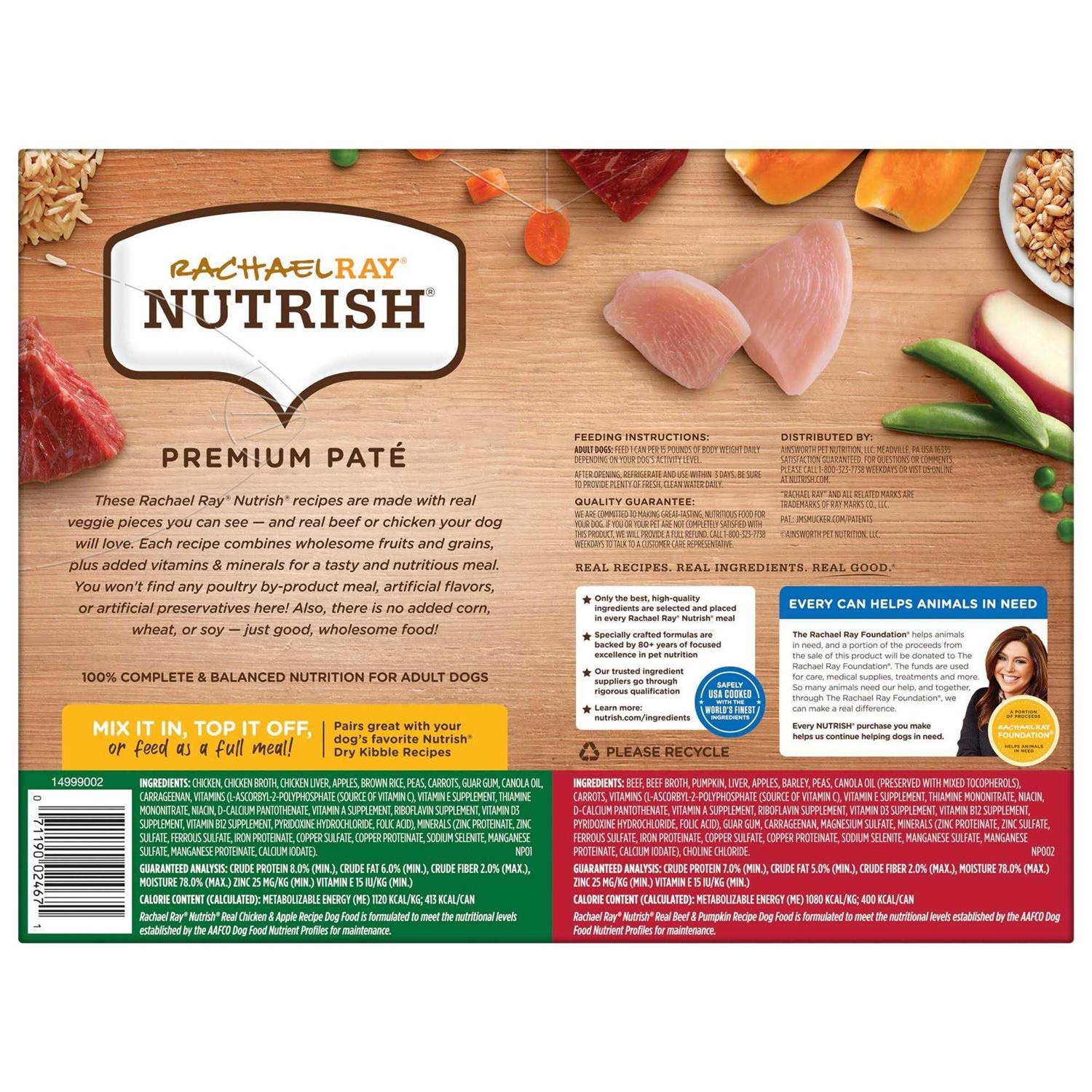 Rachael Ray Nutrish Premium Wet Dog Food Variety Pack - Image 3