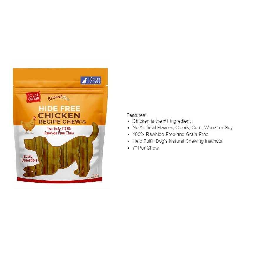 Rewardables Hide Free Chicken Recipe Chews - Image 5