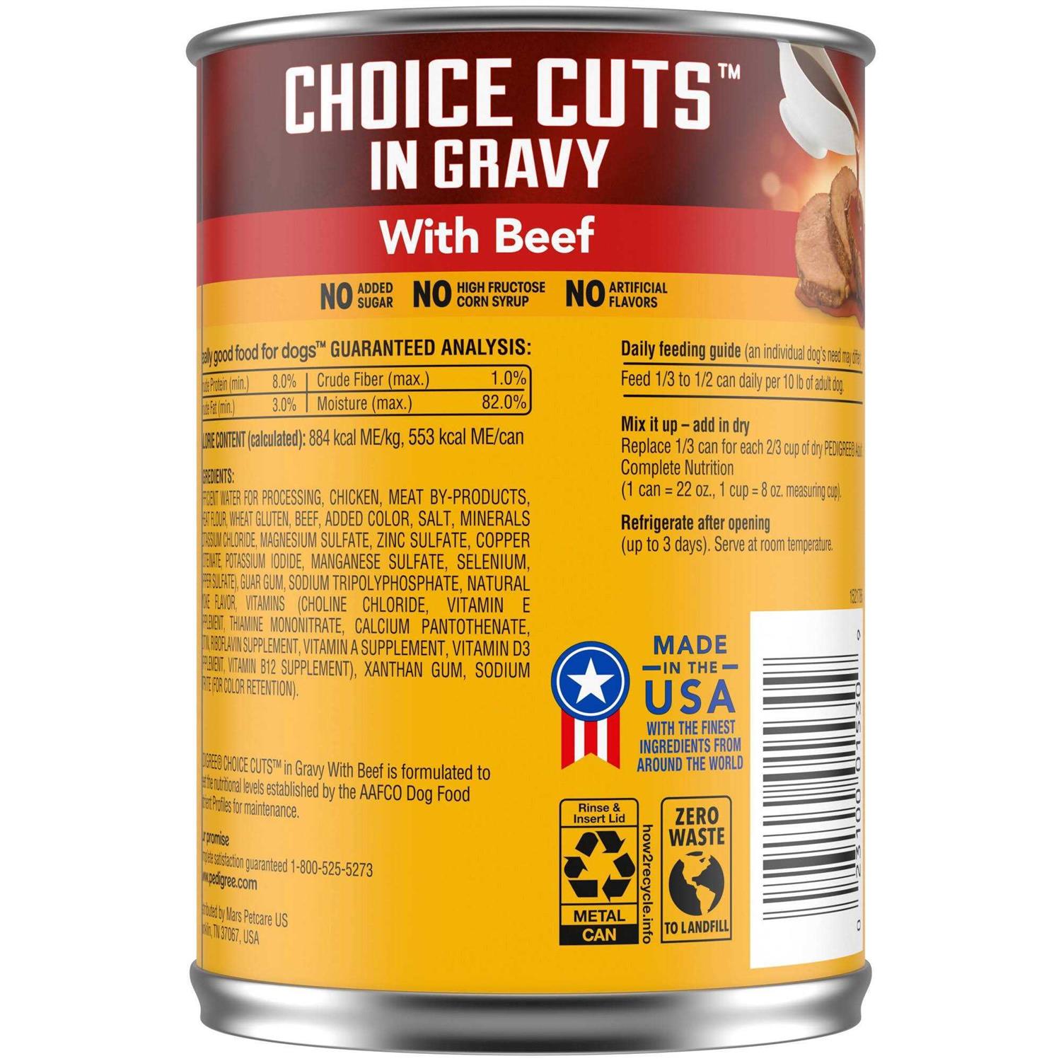 Pedigree Choice Cuts in Gravy Dog Food - Image 2