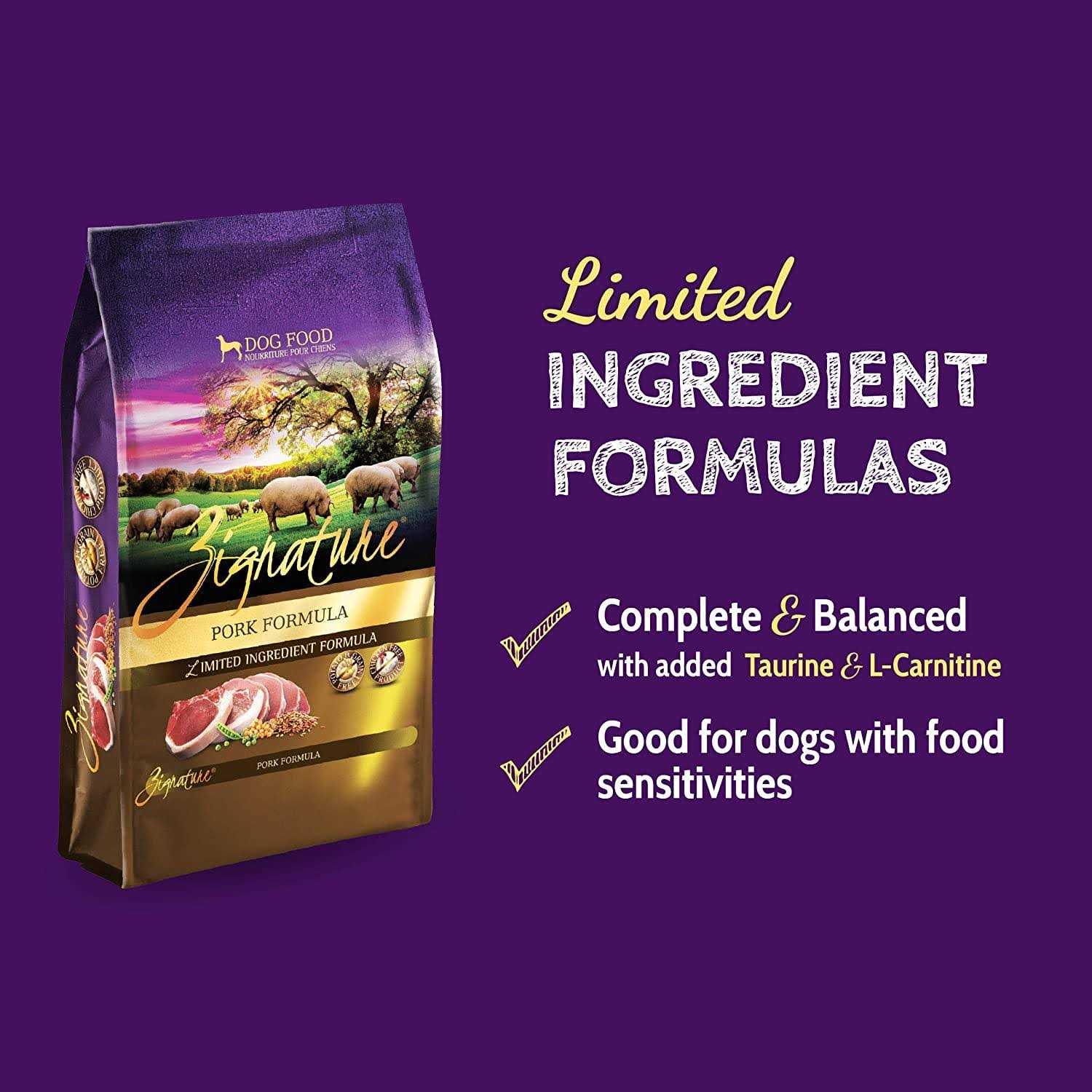 Zignature Limited Ingredient Pork Dry Formula Dog Food - Image 3