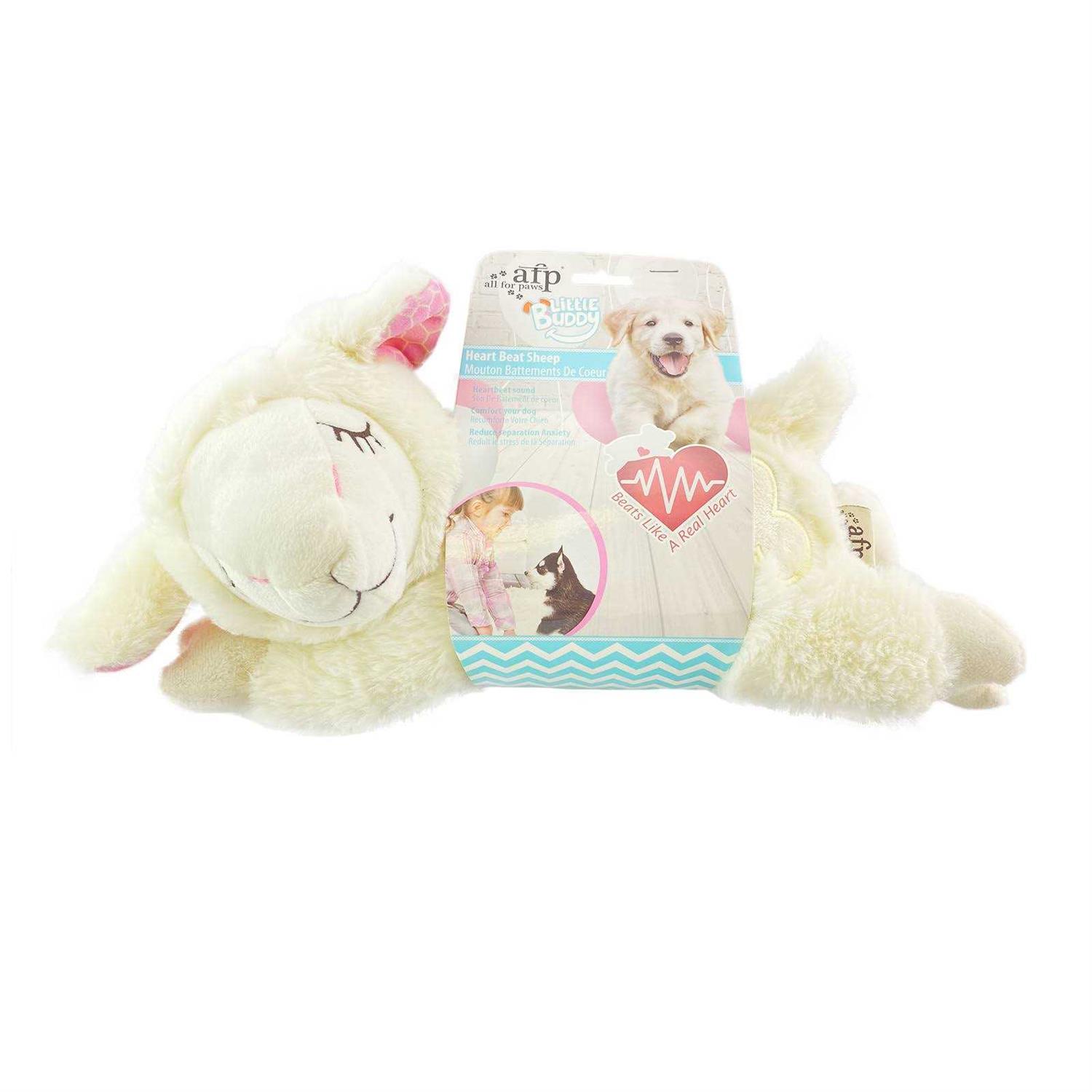 All For Paws Little Buddy Heart Beat Sheep Toy - Image 5