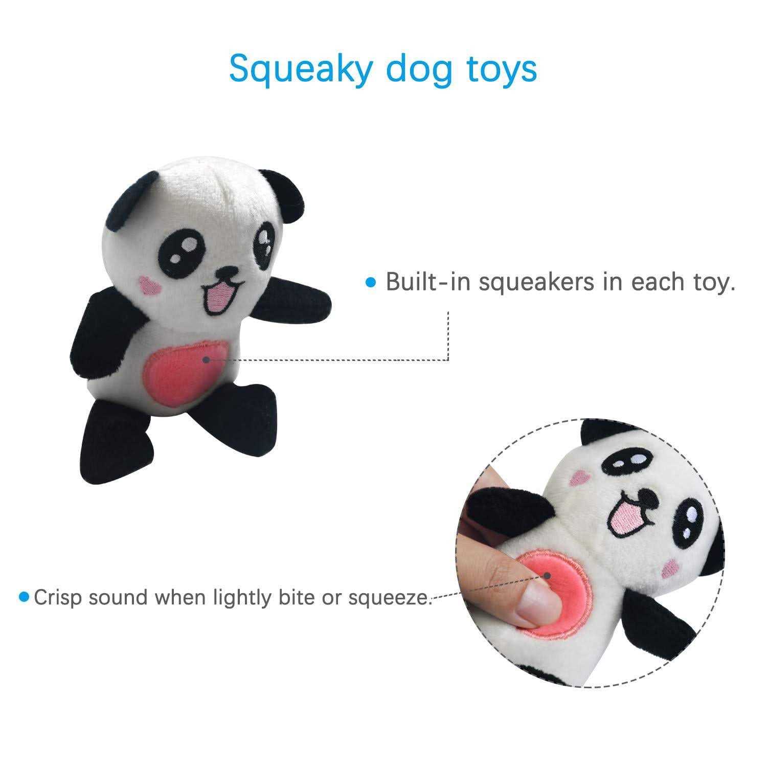legend sandy Squeaky Plush Dog Toy Pack for Puppy Small Stuffed Puppy Chew Toys 12 Dog Toys Bulk with Squeakers - Image 4