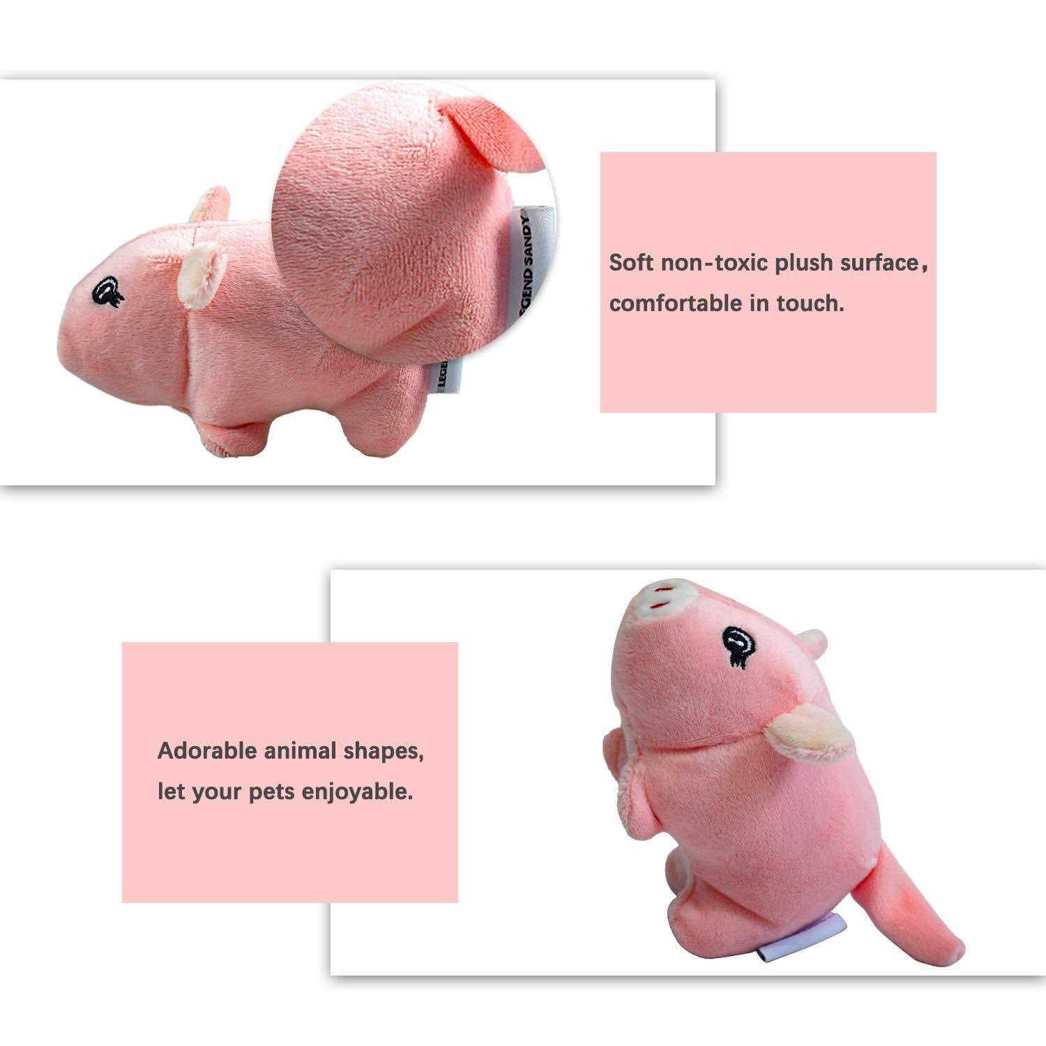 legend sandy Squeaky Plush Dog Toy Pack for Puppy Small Stuffed Puppy Chew Toys 12 Dog Toys Bulk with Squeakers - Image 5