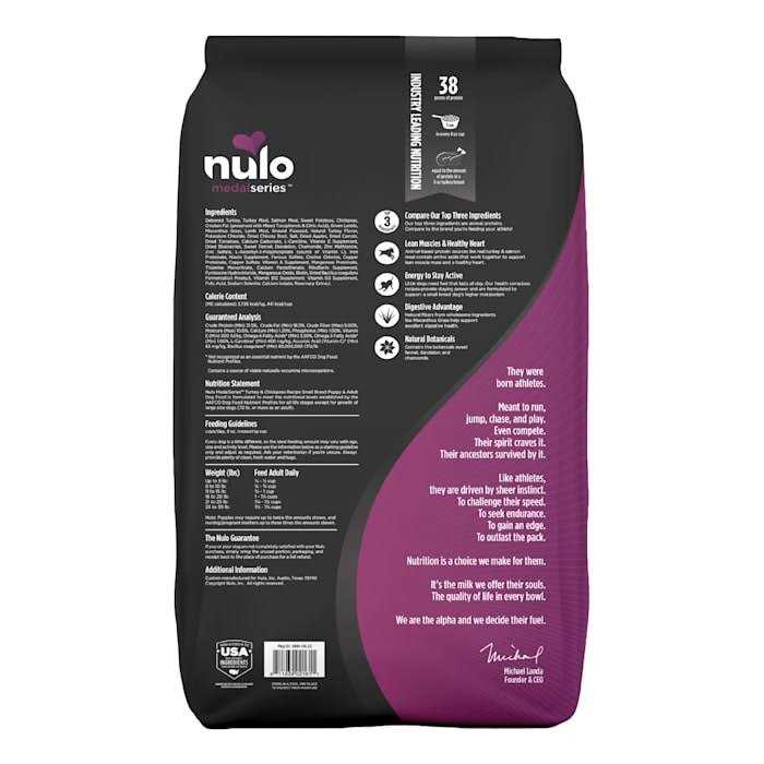 Nulo MedalSeries Turkey Small Breed Adult Dry Dog Food - Image 3