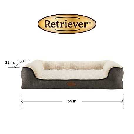 Retriever 3-Sided Bolster Orthopedic Pet Bed - Image 5
